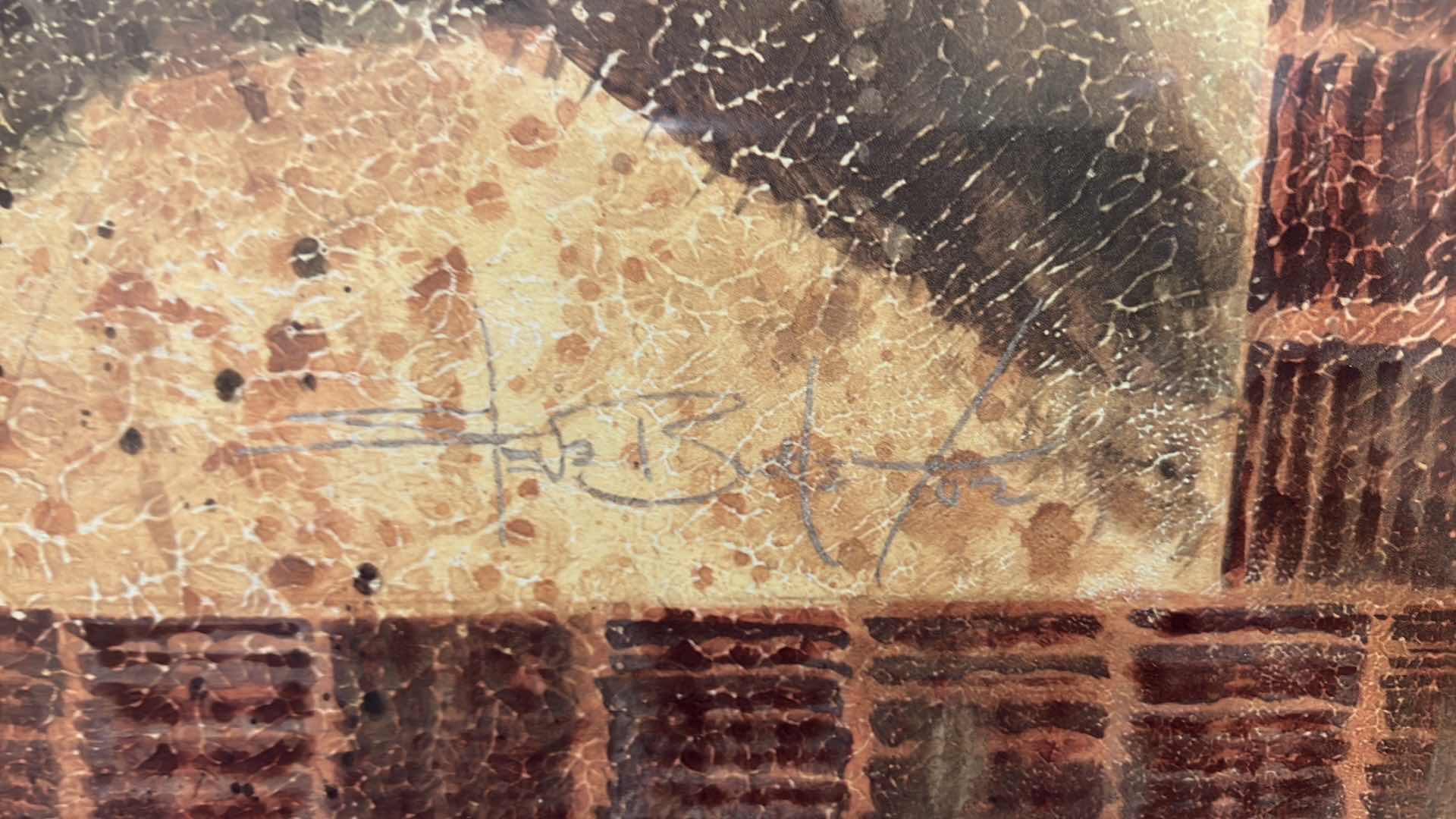 Photo 1 of FRAMED “PLANT” SIGNEF ARTWORK 30” x 42