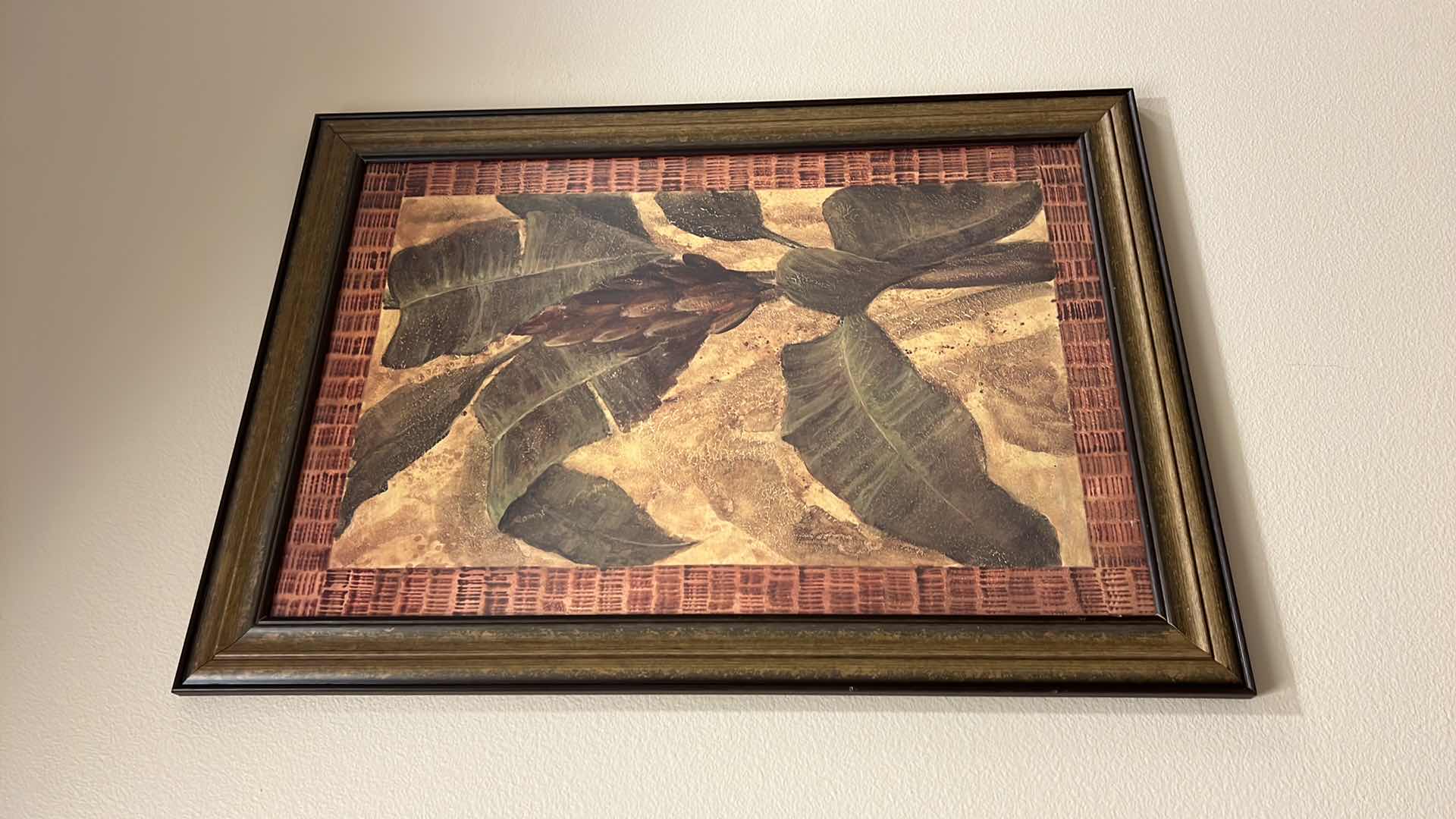 Photo 1 of FRAMED “PLANT” ARTWORK 30” x 42”