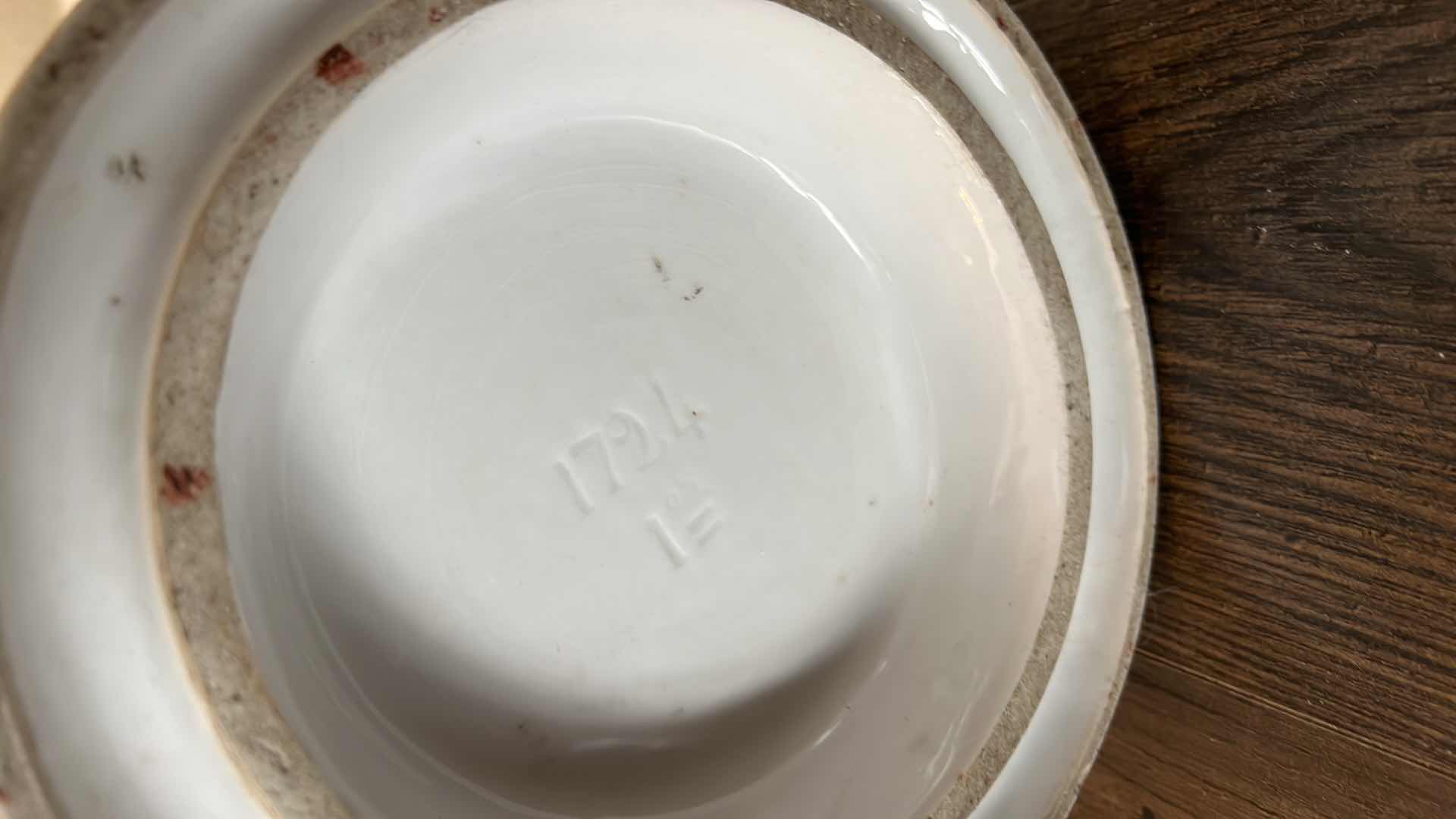 Photo 1 of ANTIQUE PORCELAIN VASE W MARKINGS H26”