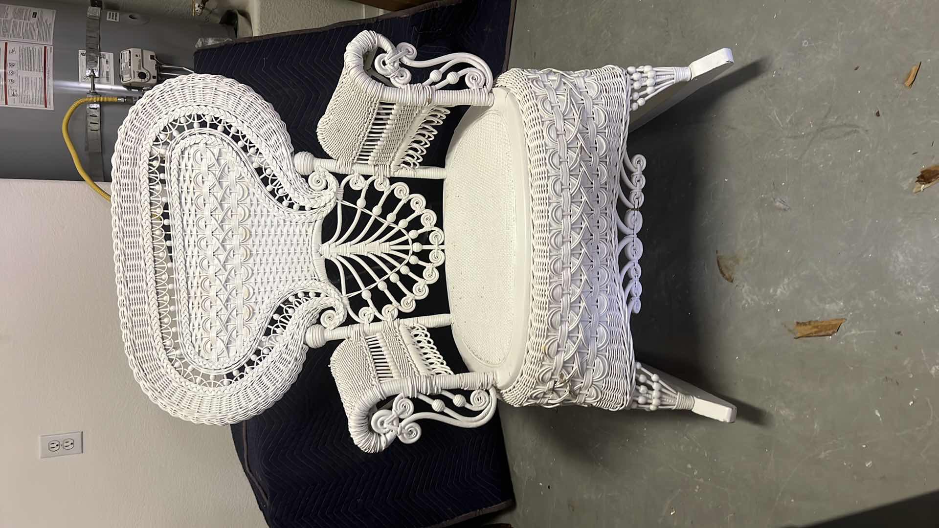 Photo 1 of ANTIQUE WICKER ROCKING CHAIR