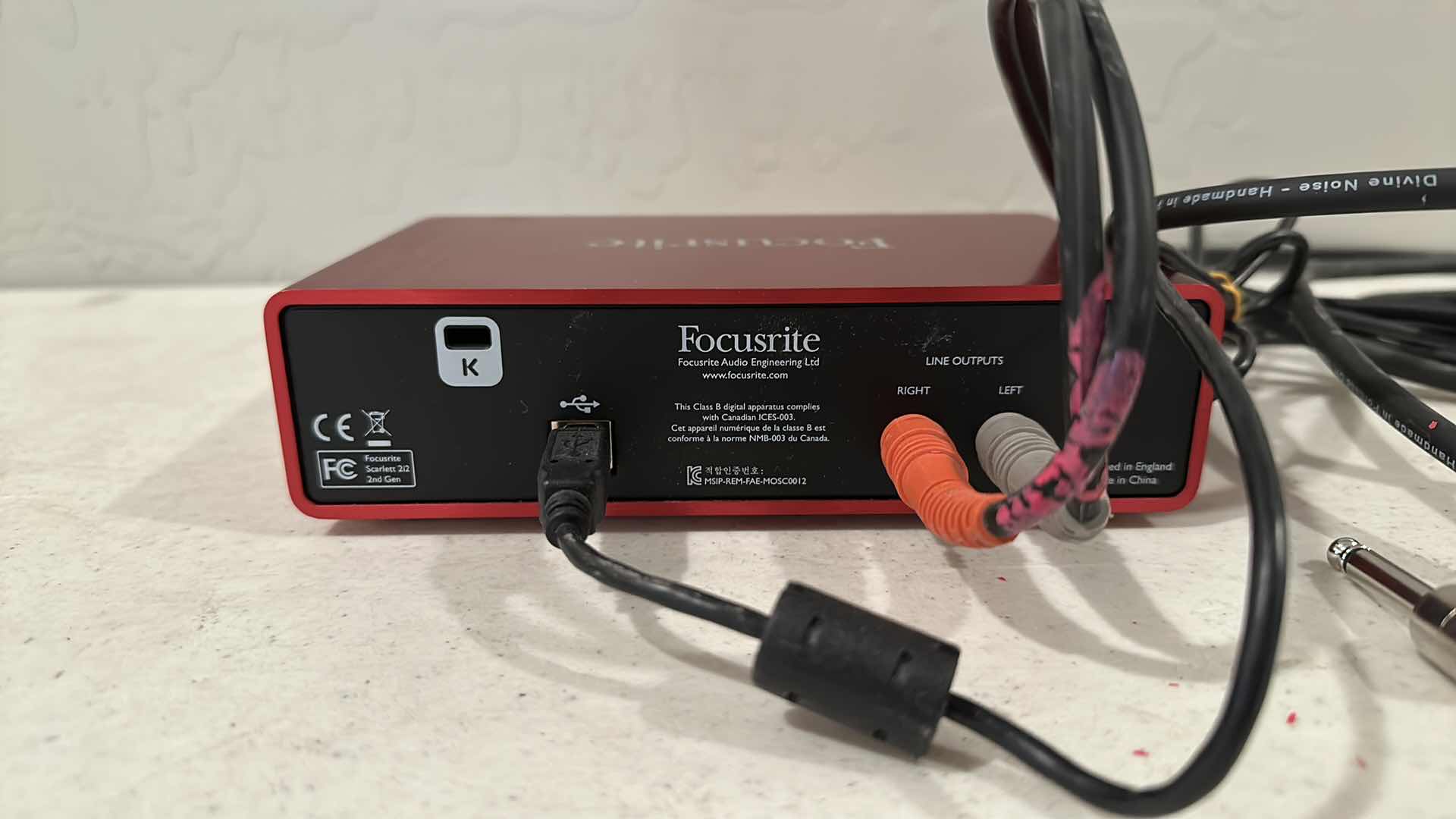 Photo 1 of FOCUSRITE AUDIO INTERFACE RECORDING FOR GUITARIST, VOCALIST & PODCASTERS 