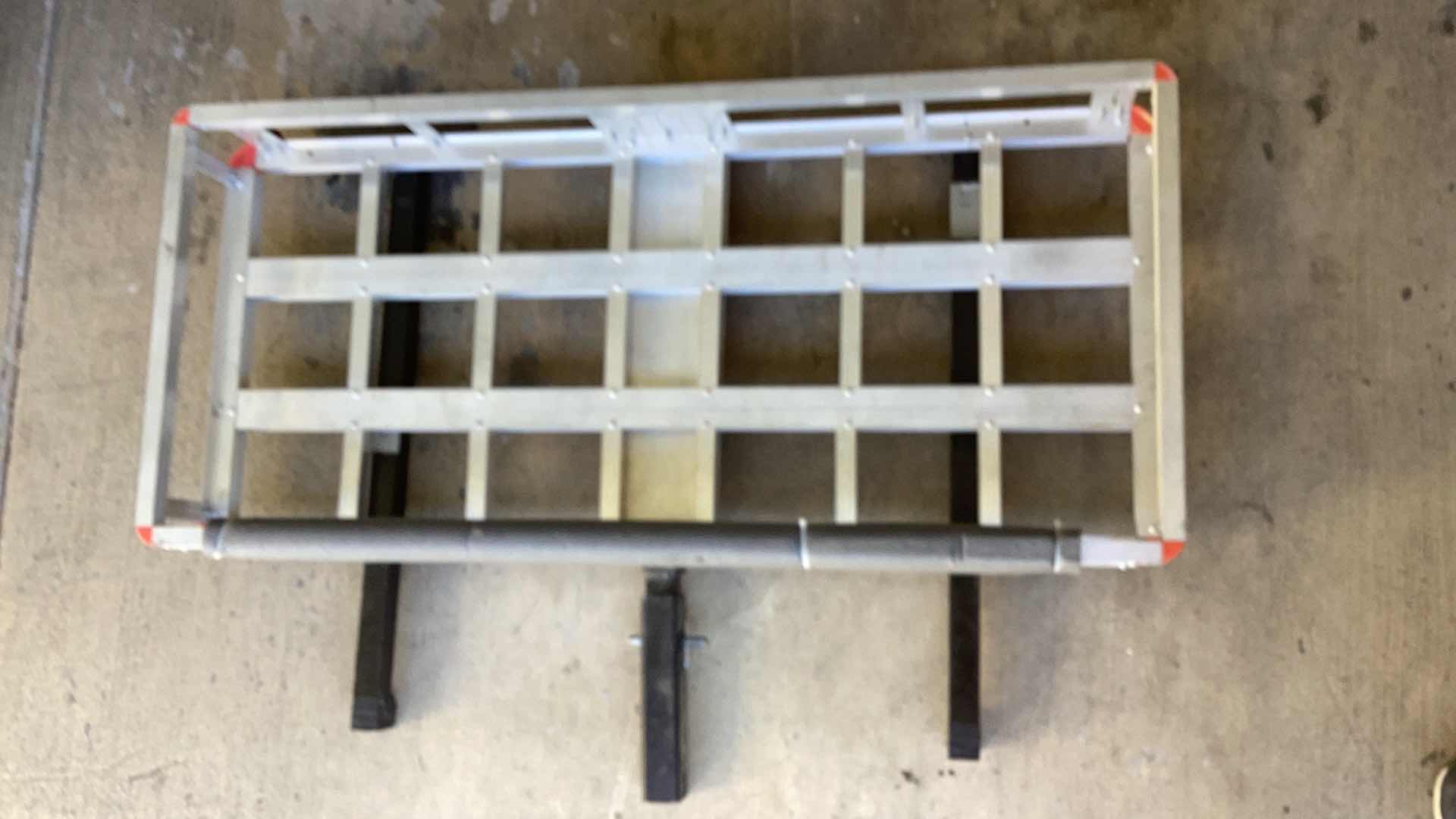 Photo 1 of ALUMINUM METAL UTILITY RACK 50” W 35” X H 4”