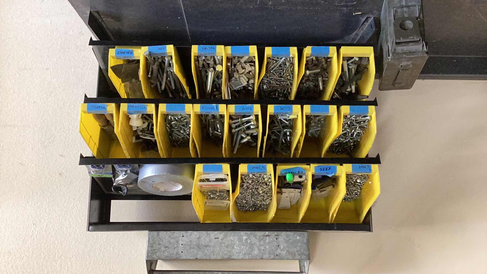 Photo 8 of RACK WITH ASSORTED SCREWS AND FASTENERS