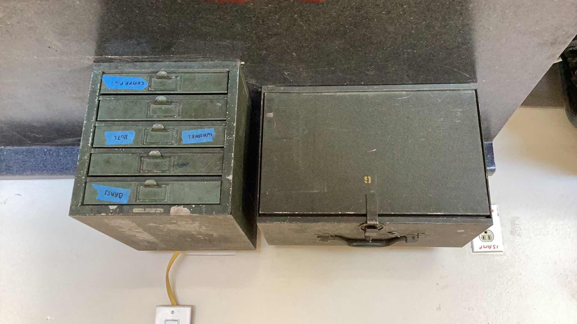 Photo 1 of 2 CHESTS OF ASSORTED FASTENERS AND SCREWS