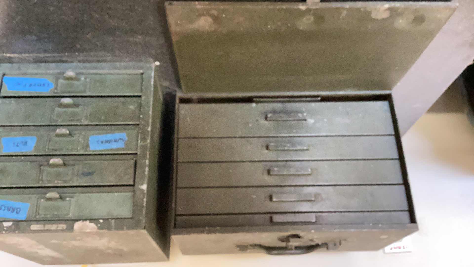 Photo 12 of 2 CHESTS OF ASSORTED FASTENERS AND SCREWS