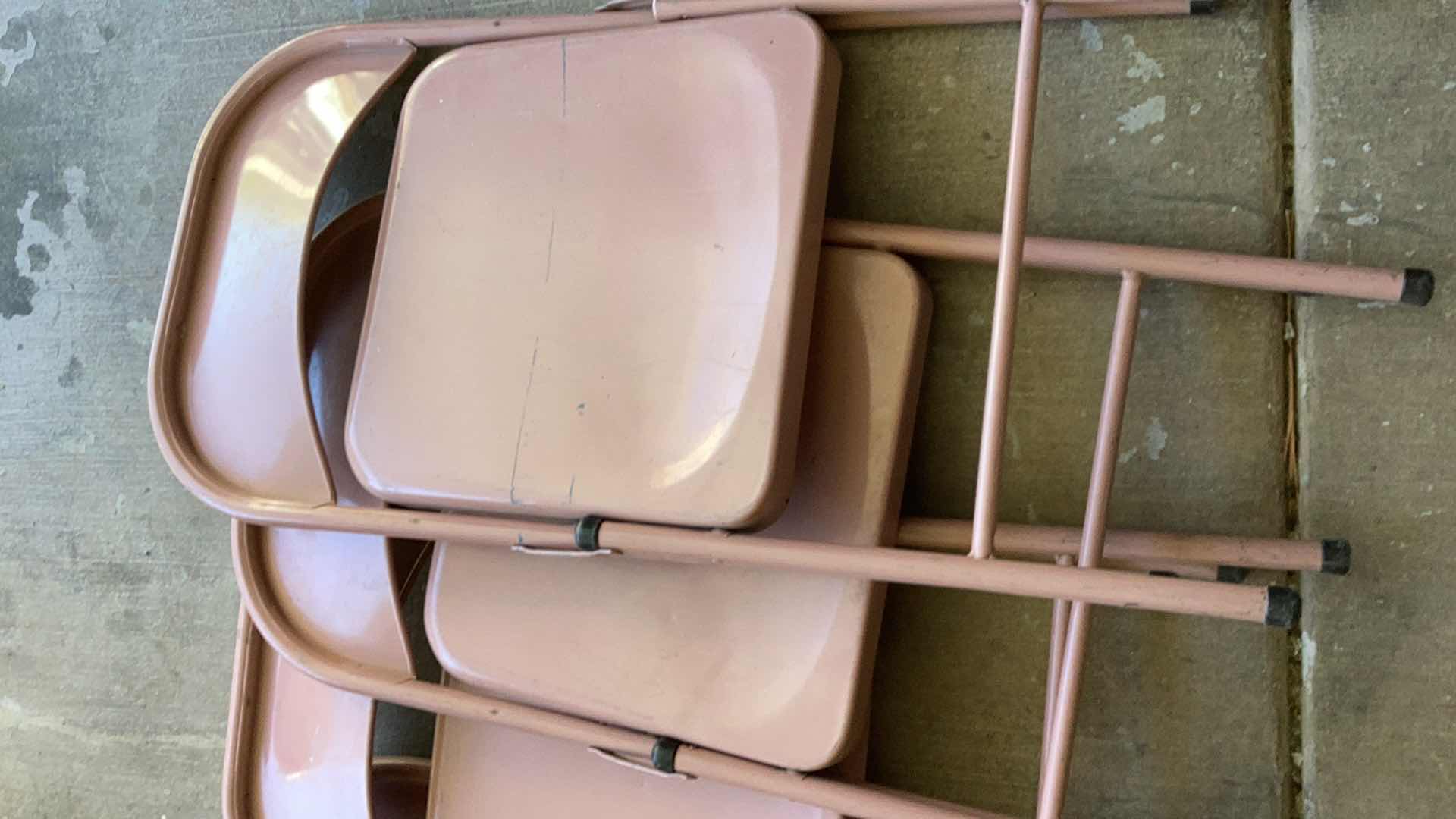 Photo 1 of 4 METAL FOLDING CHAIRS