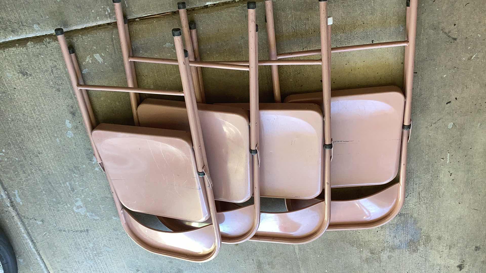 Photo 1 of 4 METAL FOLDING CHAIRS