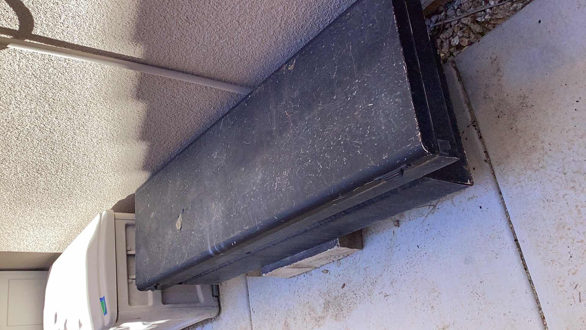 Photo 1 of METAL TRUCK STORAGE CHEST, FITS 2002 CHEVY SILVERADO 71” X 21” H 15”