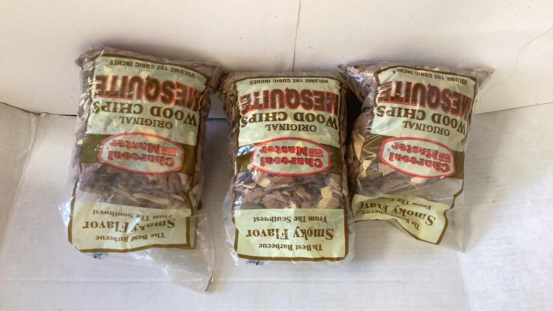 Photo 1 of 3 BAGS OF MESQUITE WOOD CHIPS FOR SMOKING