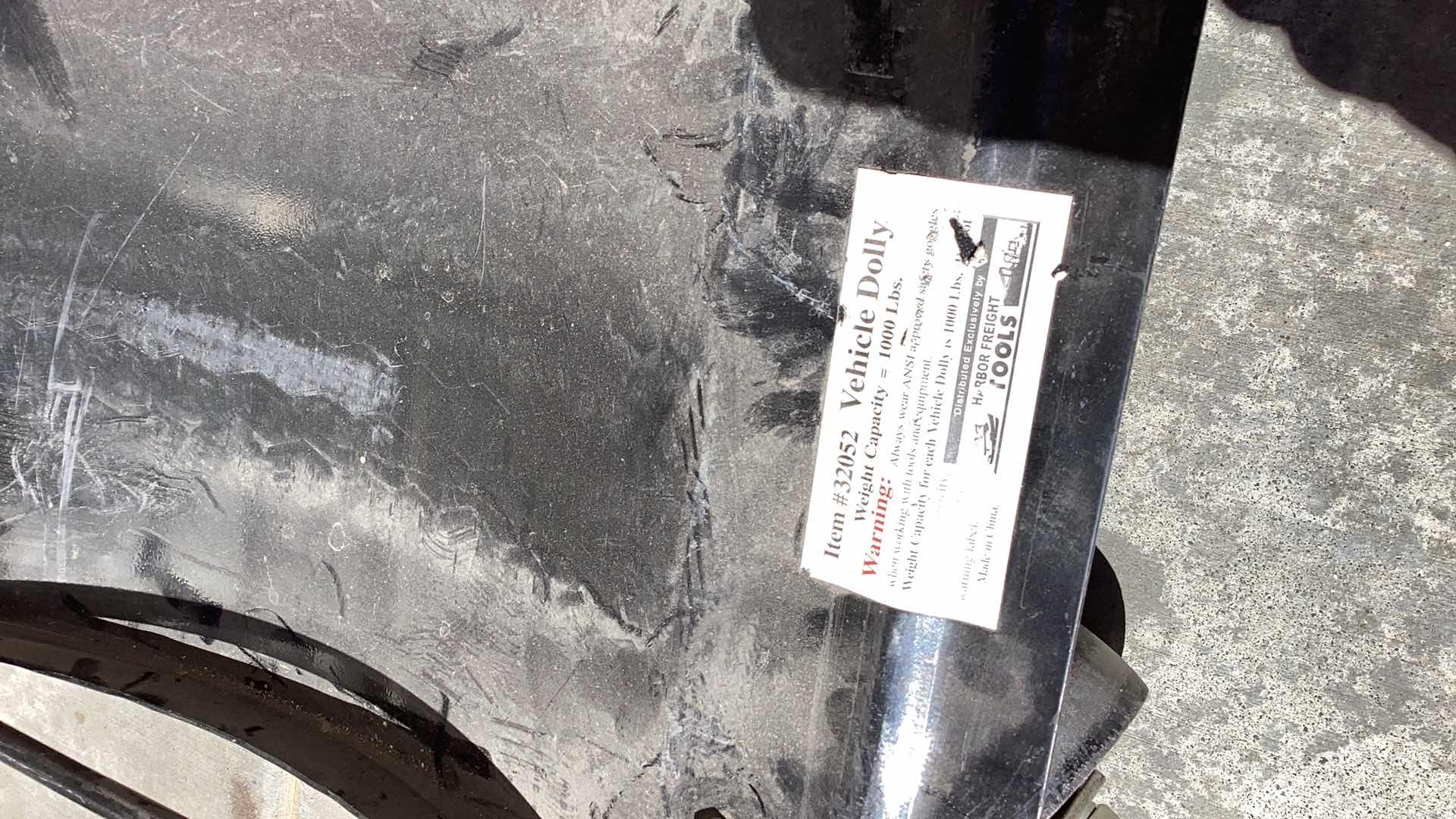 Photo 1 of 2 CAR WHEEL DOLLY WITH 1000 POUNDS