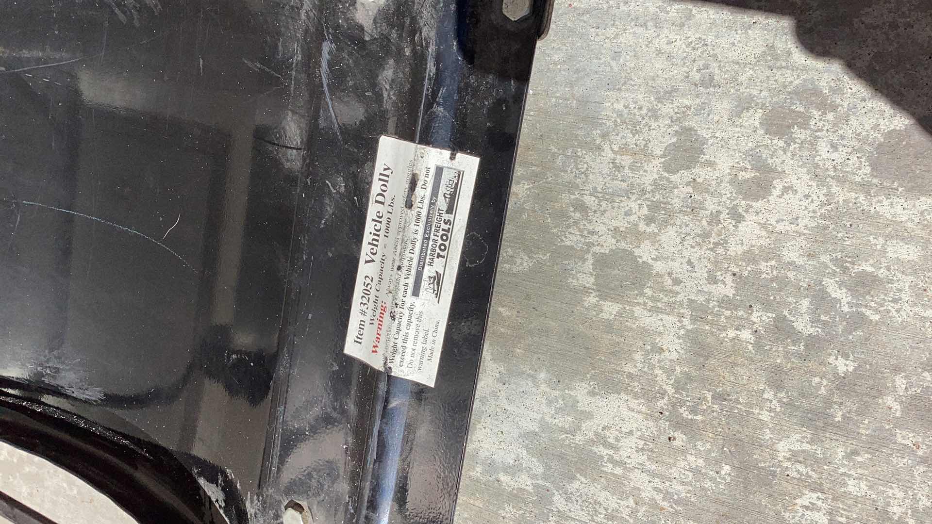 Photo 1 of 2 CAR WHEEL DOLLY WITH 1000 POUNDS