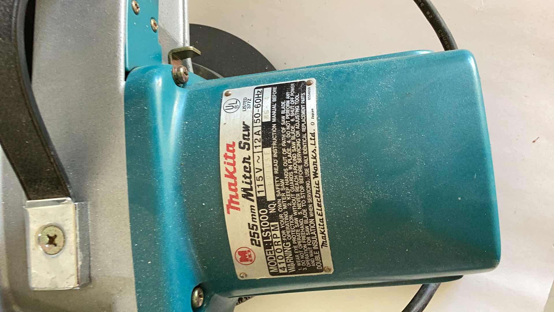 Photo 1 of MAKITA 255 MM MITER SAW LS 1000