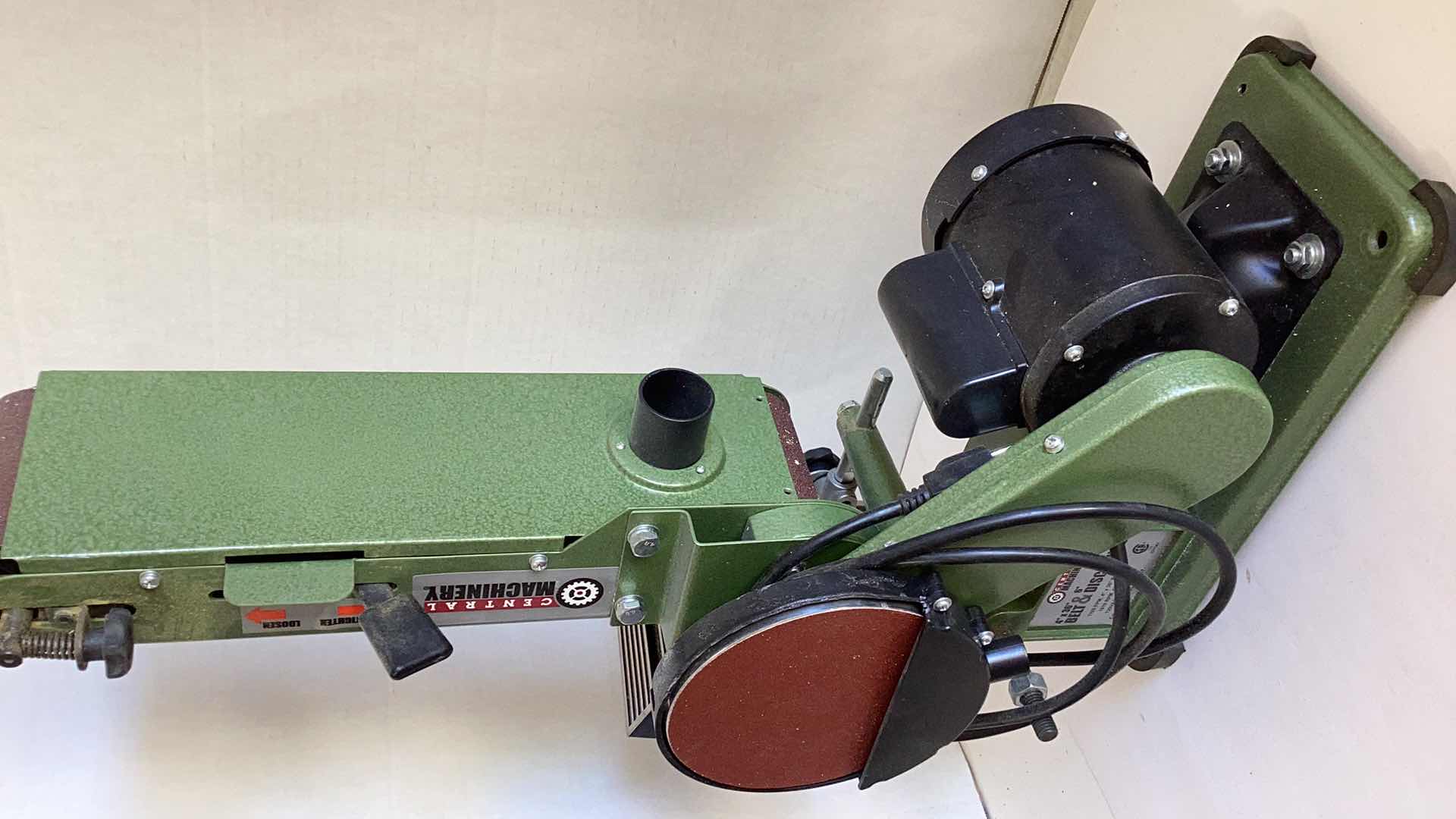 Photo 1 of CENTRAL MACHINERY BELT AND DISC SANDER