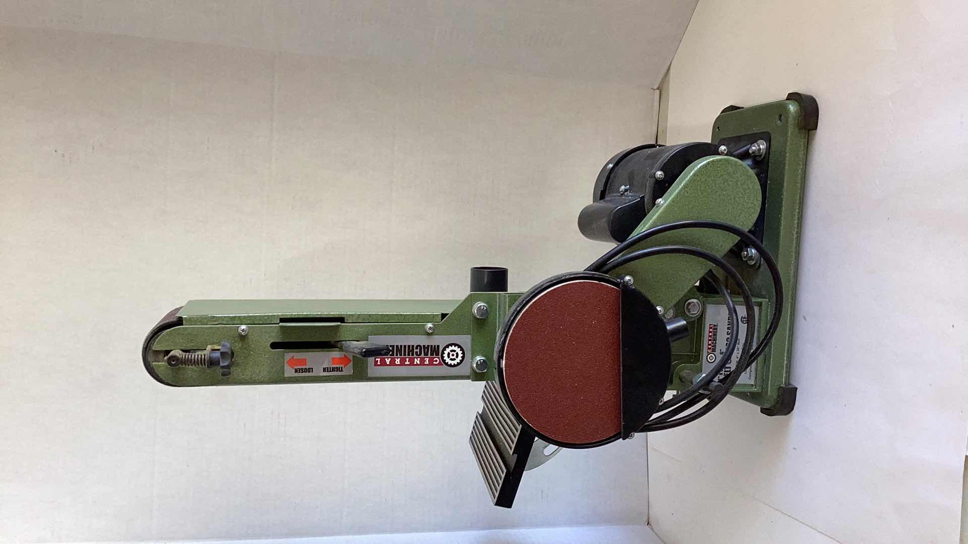 Photo 1 of CENTRAL MACHINERY BELT AND DISC SANDER