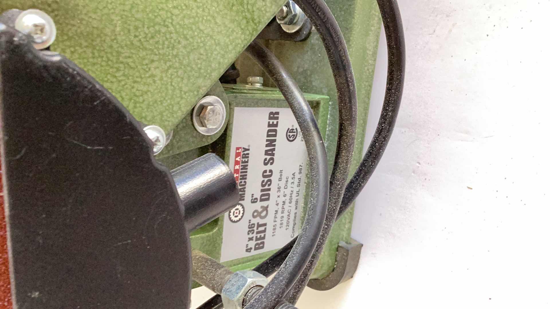 Photo 1 of CENTRAL MACHINERY BELT AND DISC SANDER