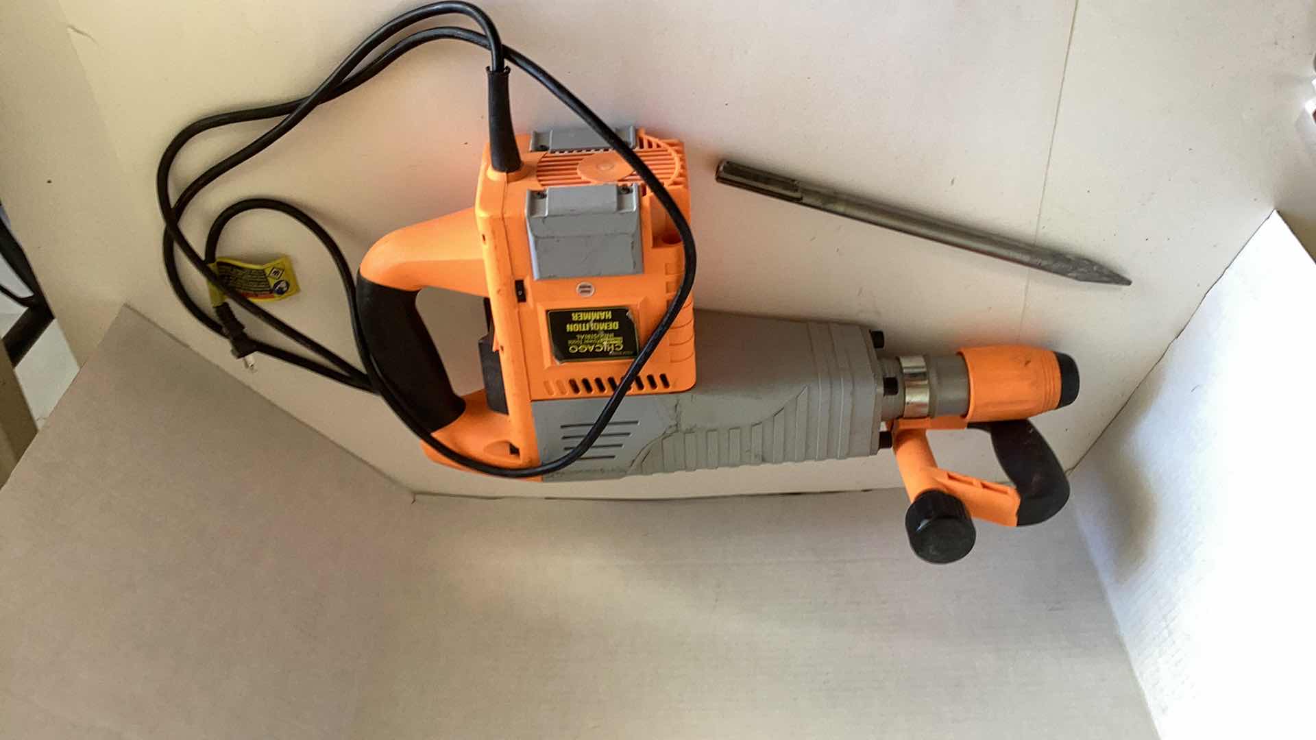 Photo 1 of INDUSTRIAL DEMOLITION HAMMER WITH BIT