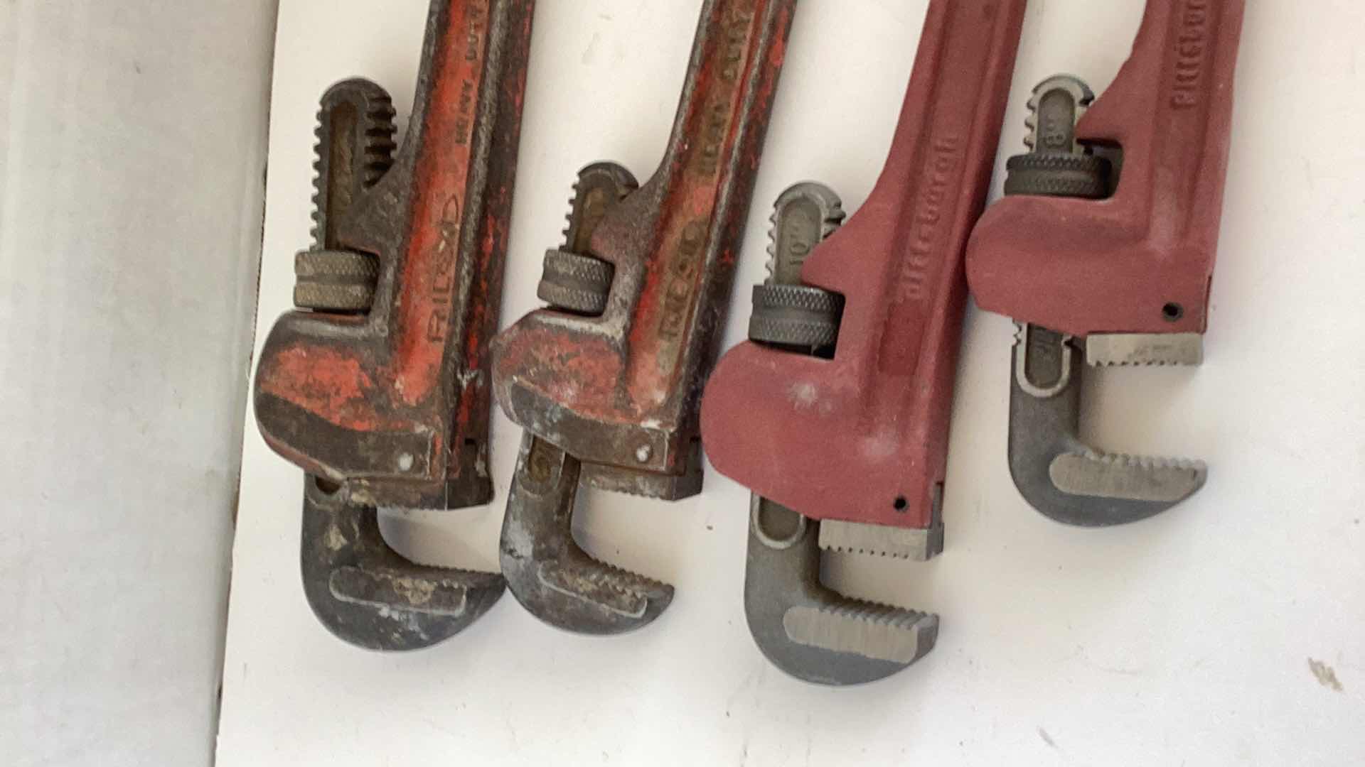 Photo 1 of PIPE WRENCHES 14”, 10”, AND 8”