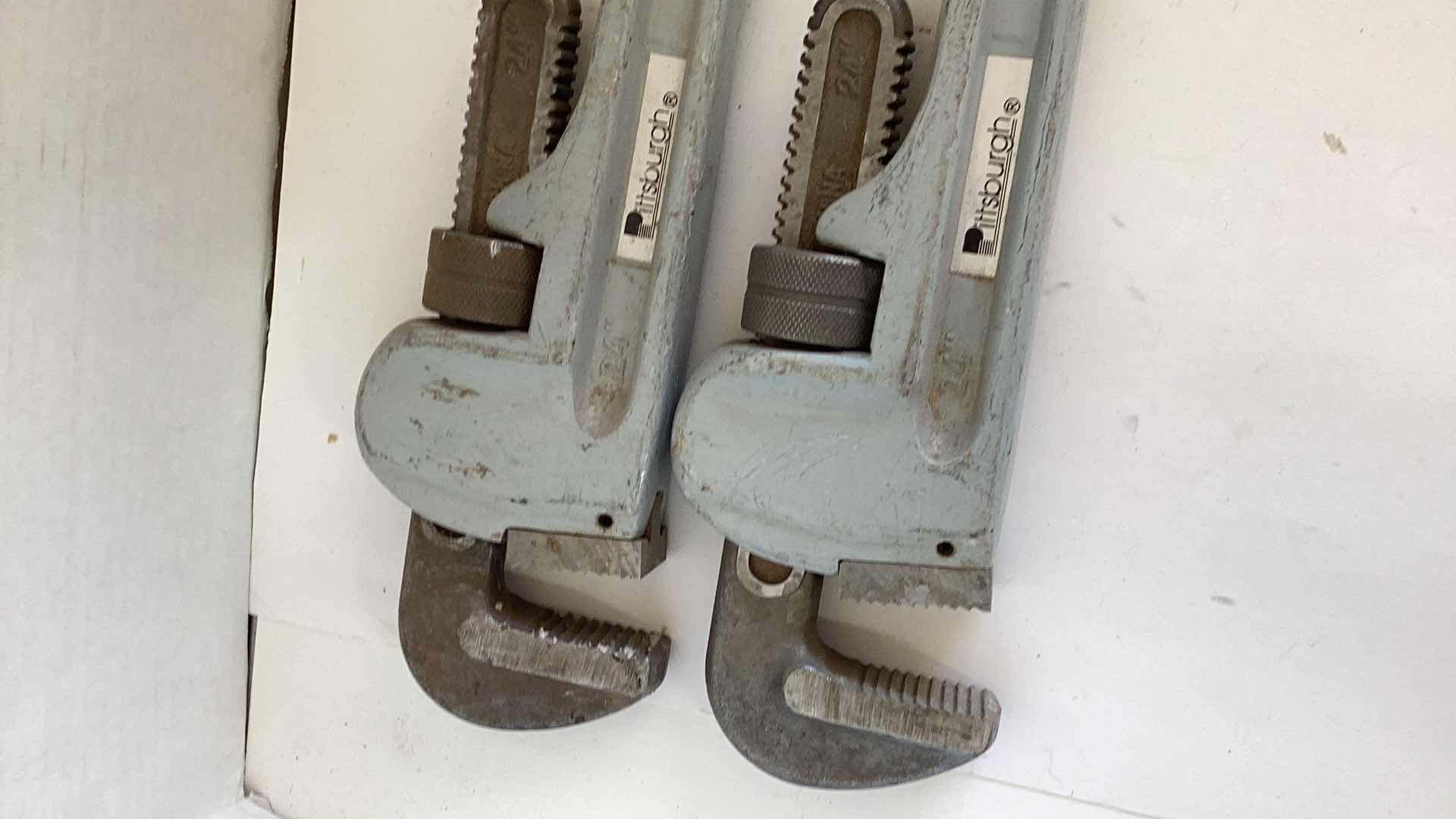 Photo 1 of EXTRA LARGE PIPE WRENCHES