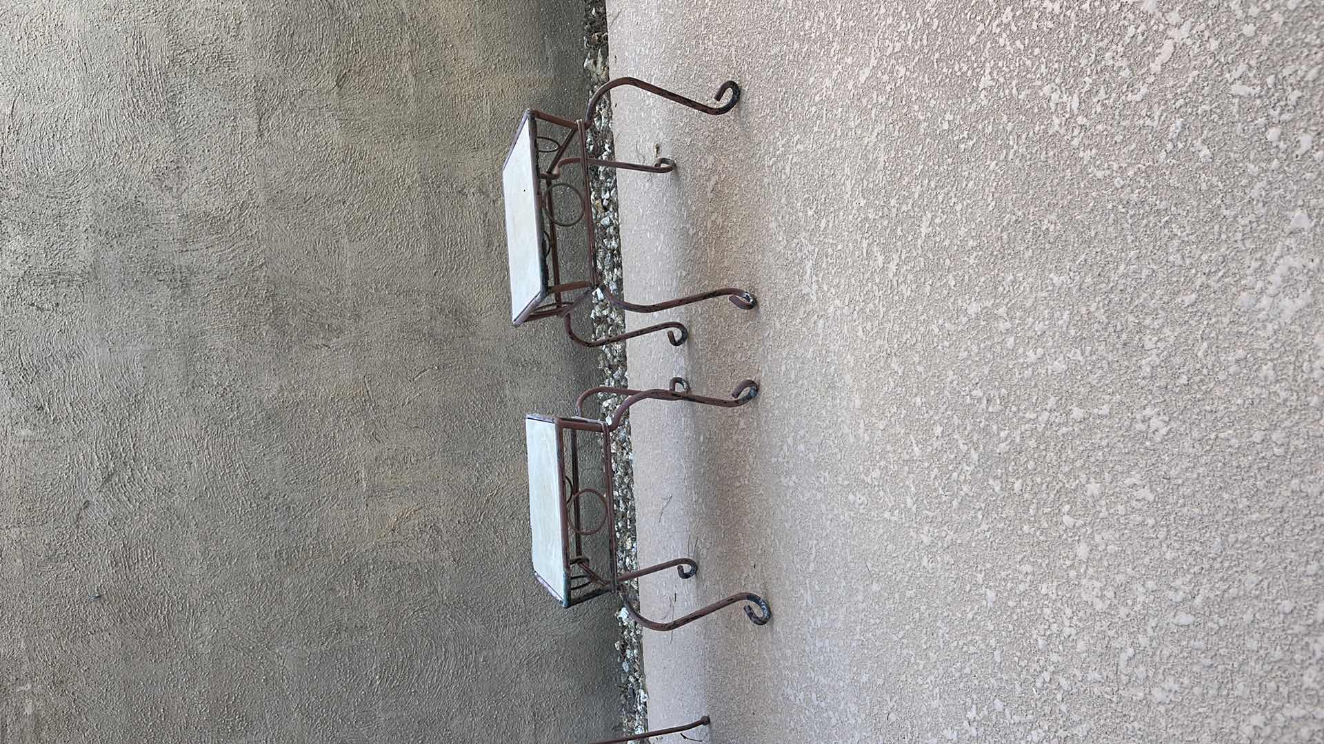 Photo 2 of BACKYARD/GARDEN DECOR TWO SMALLER STANDS 13” X 13” X H 14.25” ONE LARGER STAND 24” X 13” X H 22”