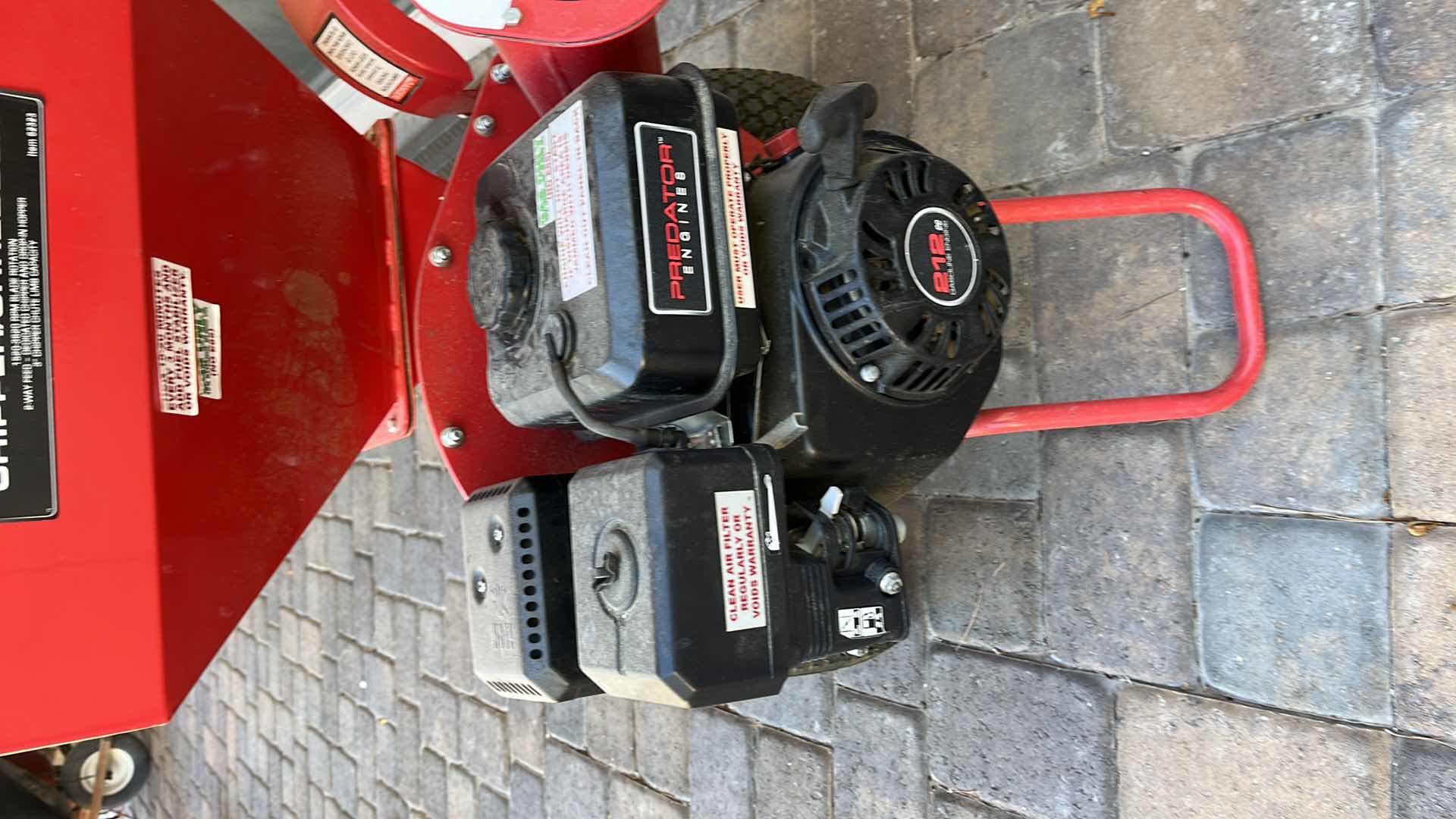 Photo 1 of CHIPPER/SHREDDER PREDATOR ENGINES 19” X 29” X H 35”