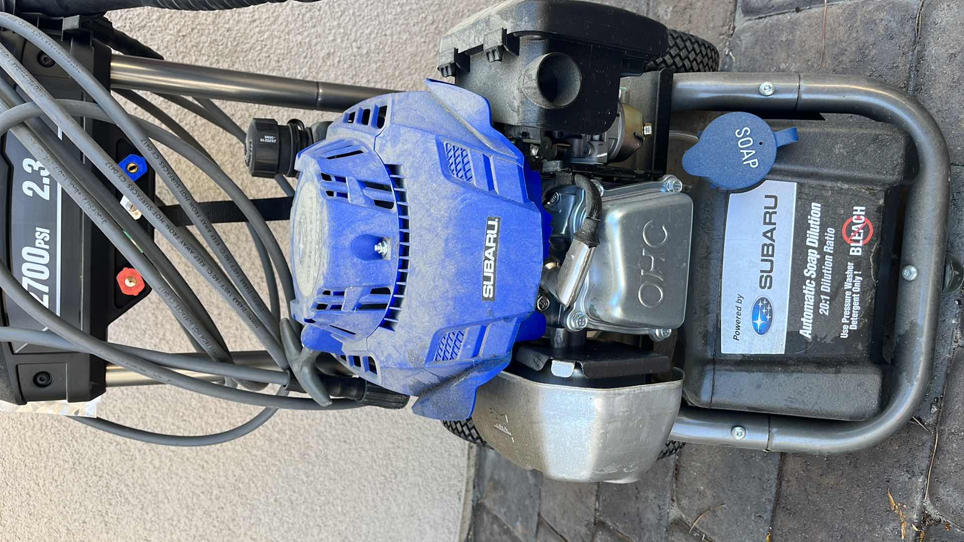 Photo 1 of PRESSURE WASHER SUBARU BLACK MAX 18” X 21” X H 28”