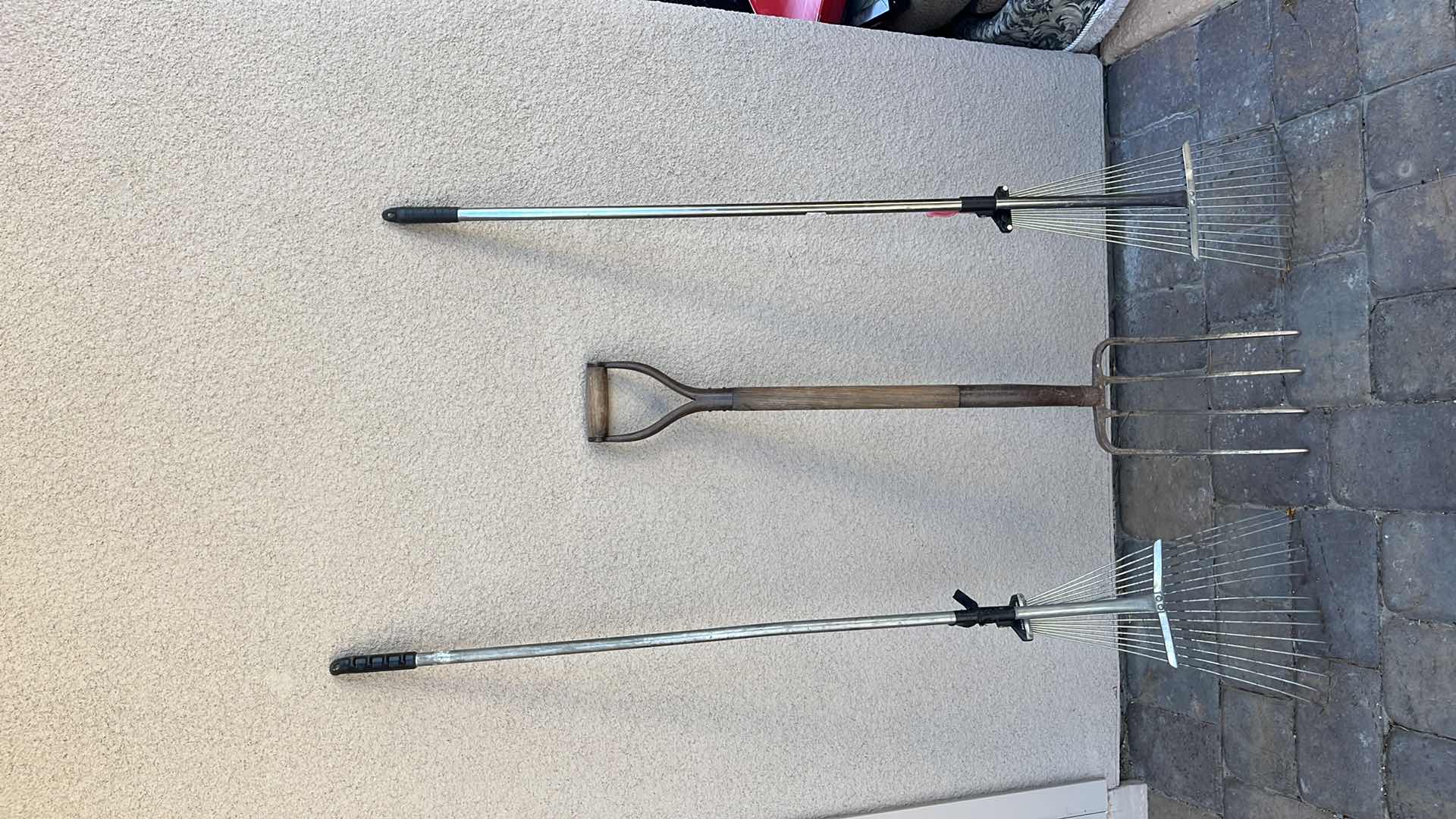 Photo 1 of GARDENING TOOLS AND BROOM