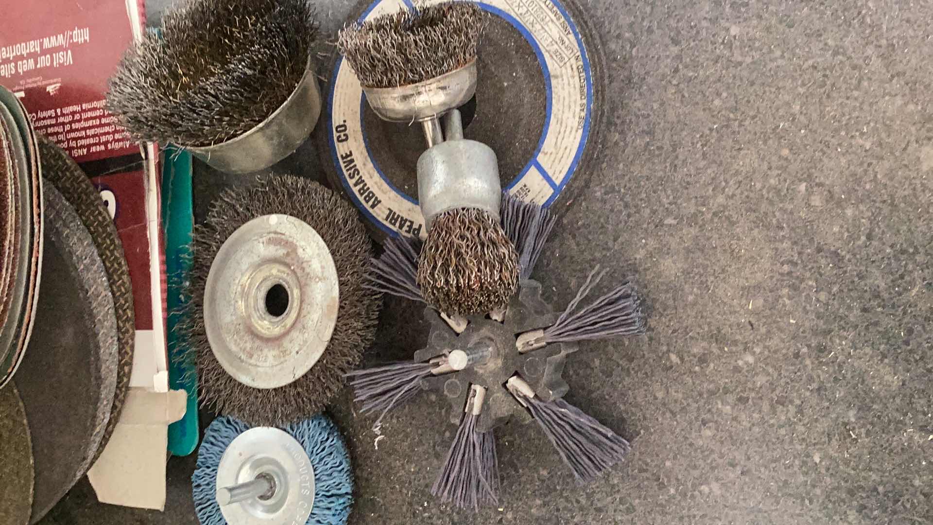 Photo 1 of SANDING DISCS AND METAL BRUSHES