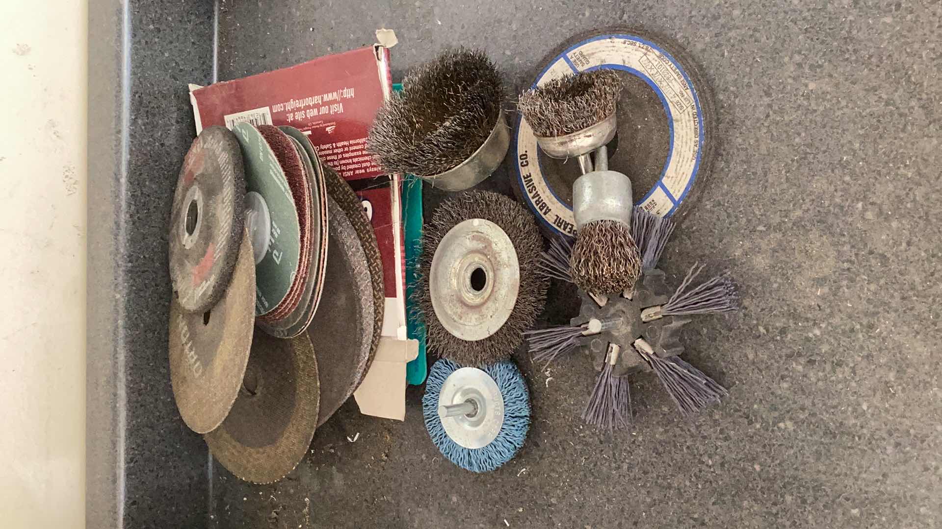 Photo 1 of SANDING DISCS AND METAL BRUSHES