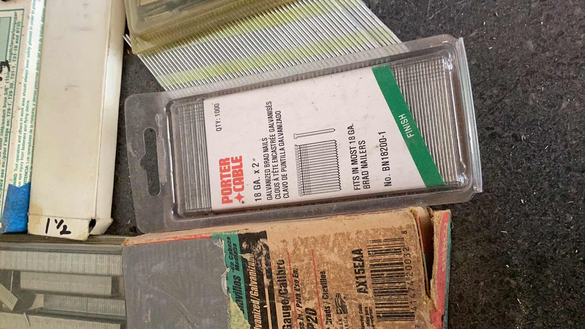 Photo 1 of ASSORTED BRADS AND NAILS