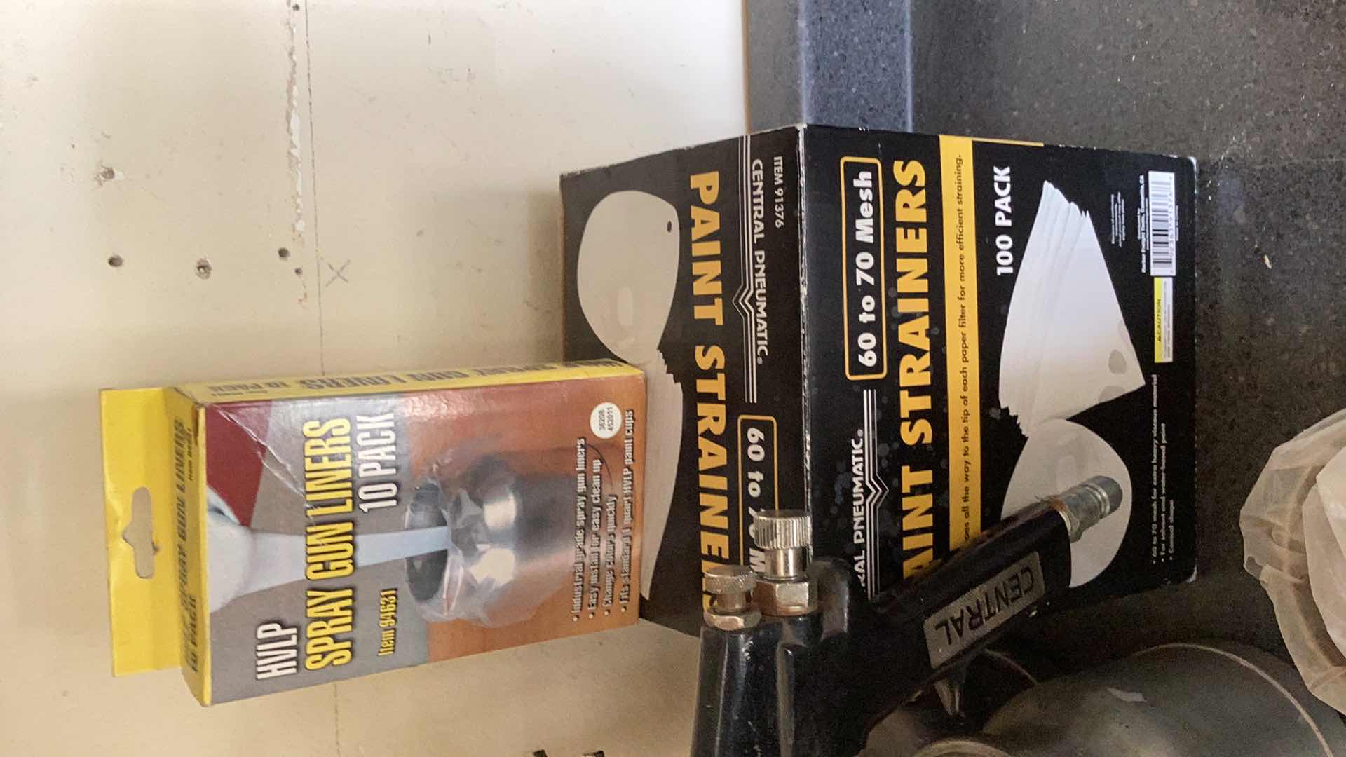 Photo 1 of 2 PAINT SPRAYERS WITH STRAINERS, HOLDER  AND LINERS