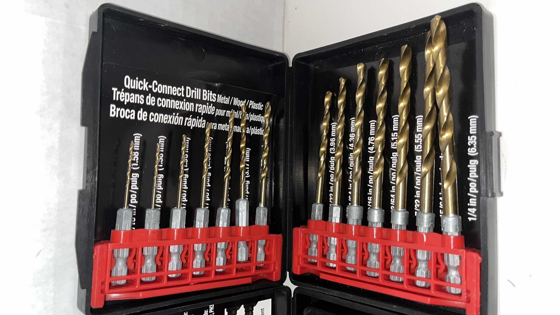 Photo 1 of QUICK CONNECT ADAPTOR AND DRIVER BIT SET, MODULAR DRILL/DRIVER, AND QUICK CONNECT DRILL BITS