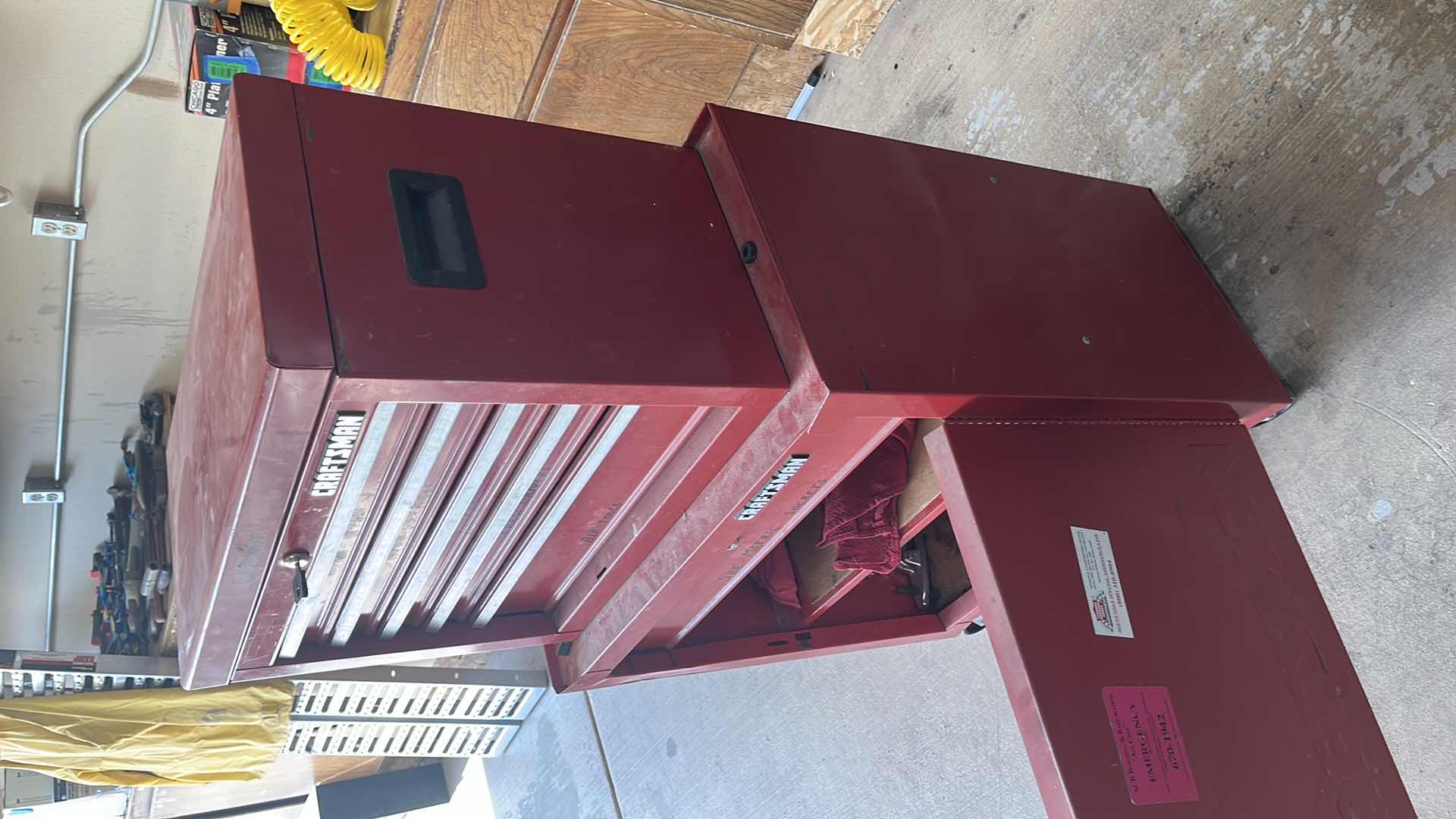 Photo 1 of CRAFSTMAN TOOL BOX CONTENTS INCLUDED