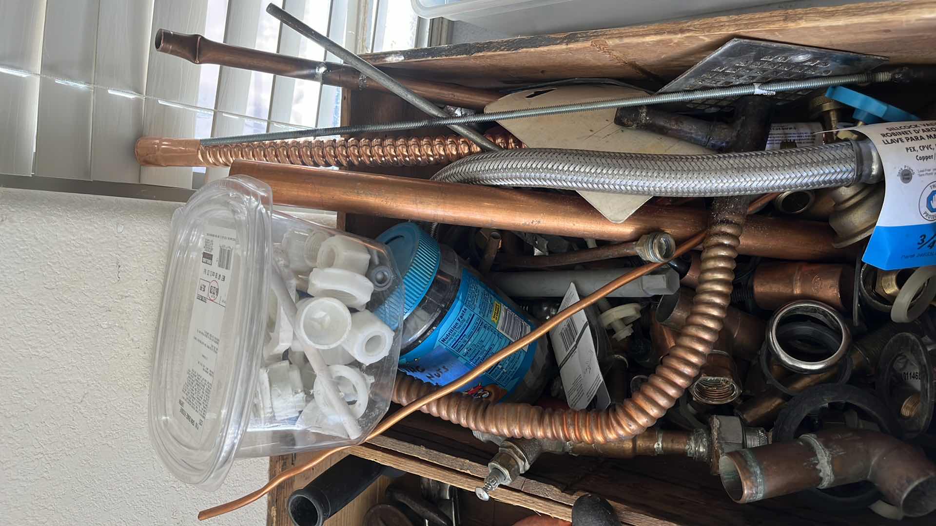 Photo 1 of ASSORTED BRASS FITTINGS