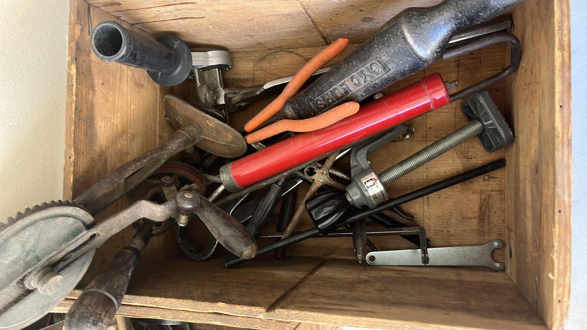 Photo 1 of ASSORTMENT OLD MISCELLANEOUS TOOLS