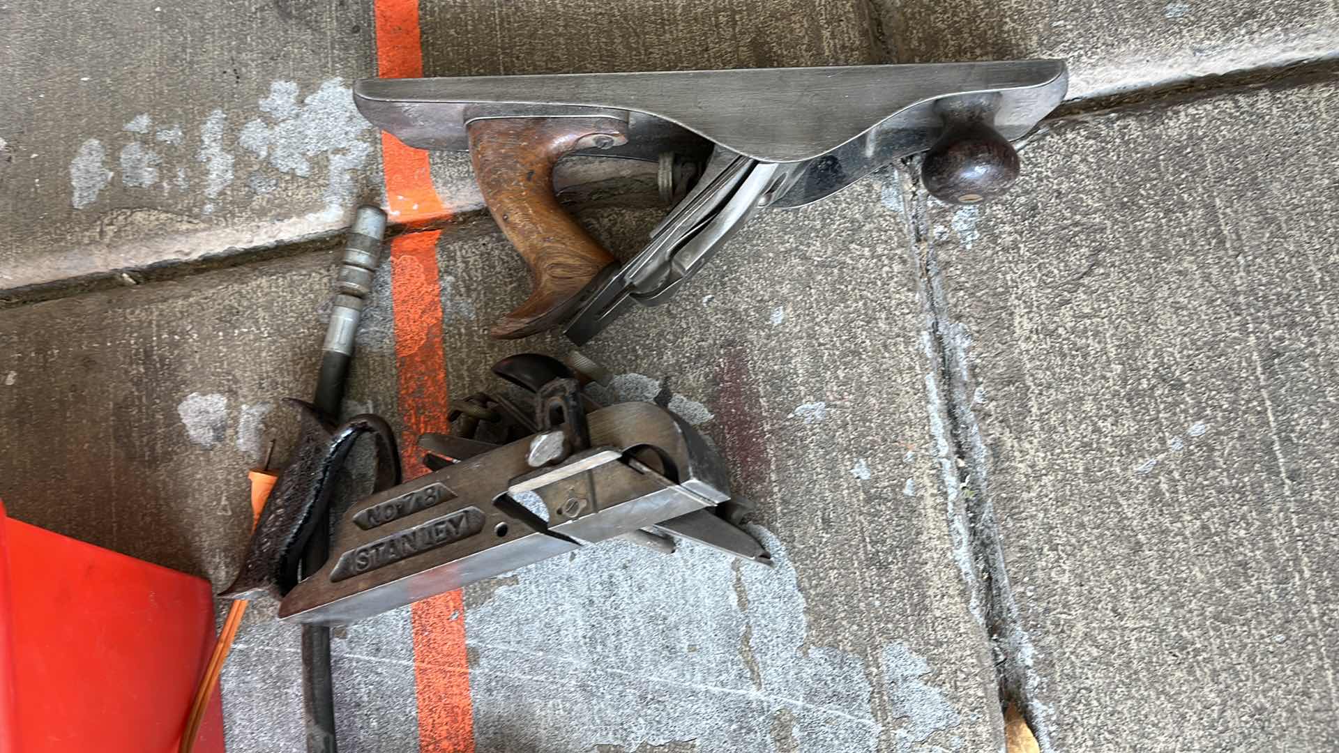 Photo 1 of GREASE GUN AND HAND PLANERS AND GLUE GUNS