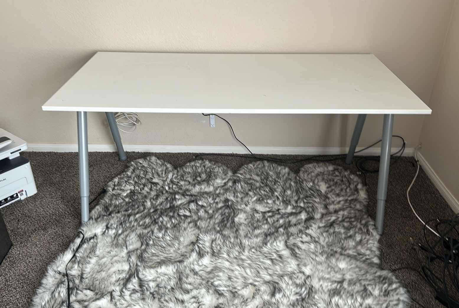 View 1 of MODERN DESK/TABLE 
83“ x 31 1/2“ high 27 inches