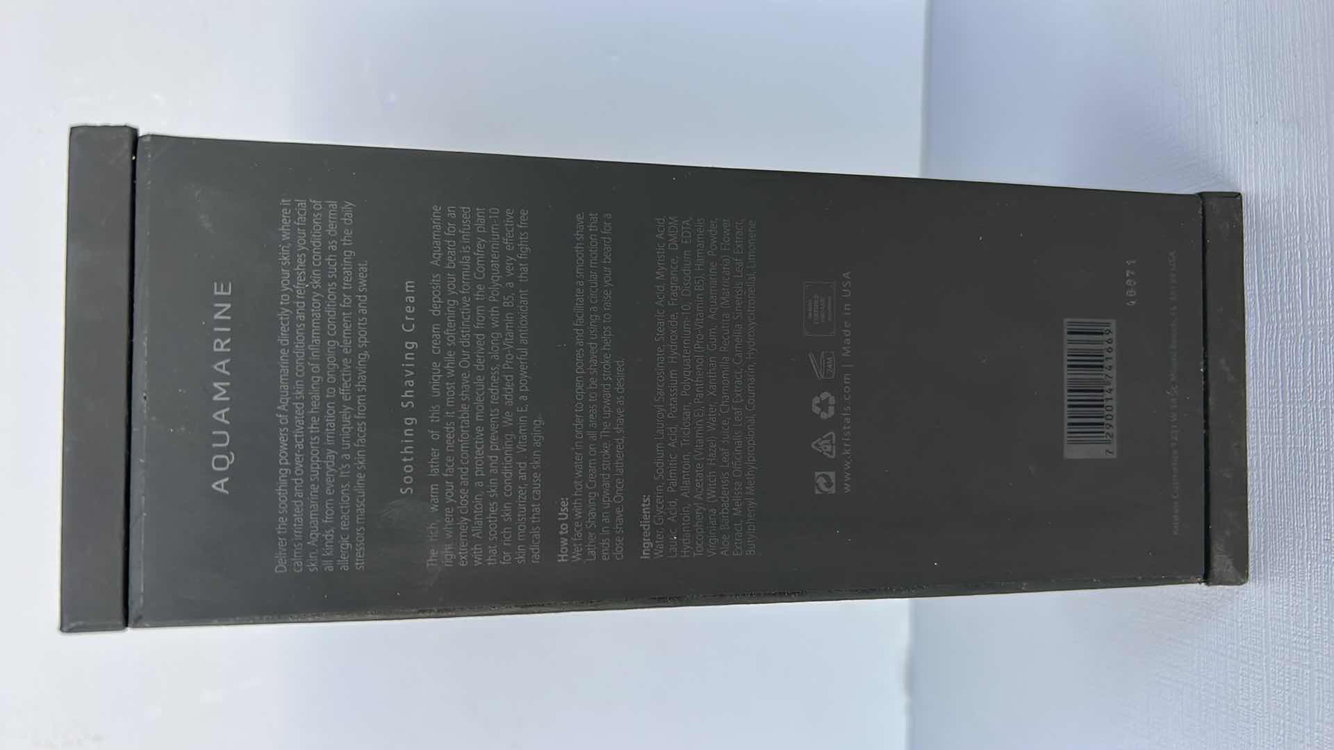 Photo 2 of KRISTALS COSMETICS - THE MAN AQUAMARINE SOOTHING SHAVING CREAM