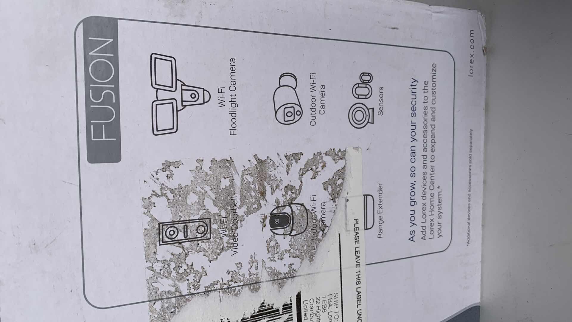 Photo 1 of LOREX 2 CAMERA 1080P OUTDOOR WI-FI CAMERAS WITH VIDEO SCREEN