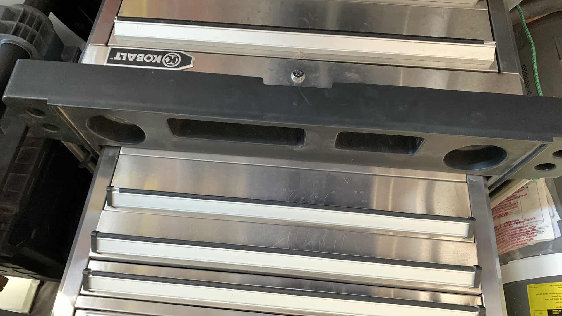 Photo 1 of KOBALT STAINLESS STEEL TOOL CHEST WITH KEY