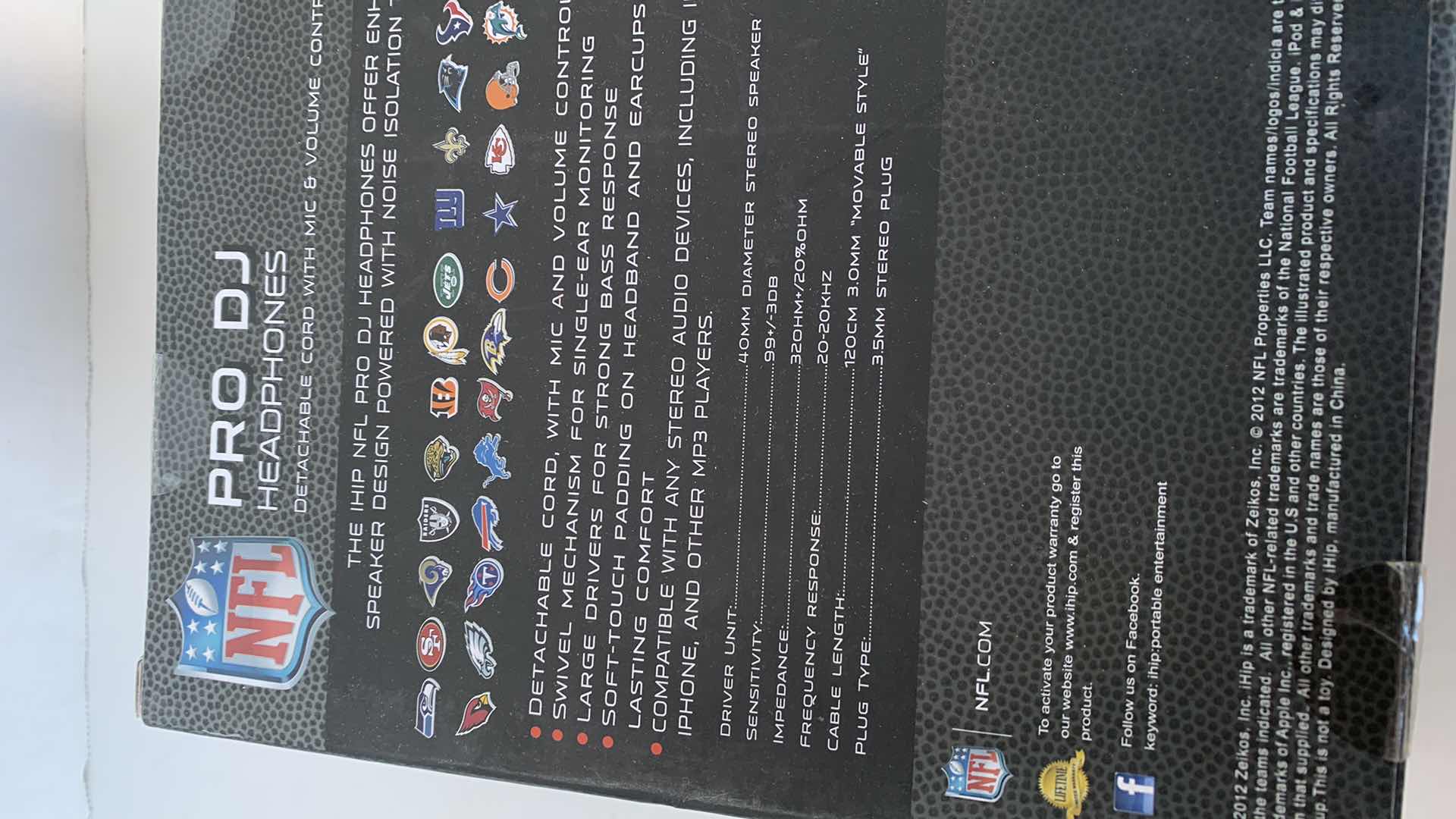 Photo 3 of NFL PRO DJ SAN FRANCISCO 49’ERS HEADPHONES