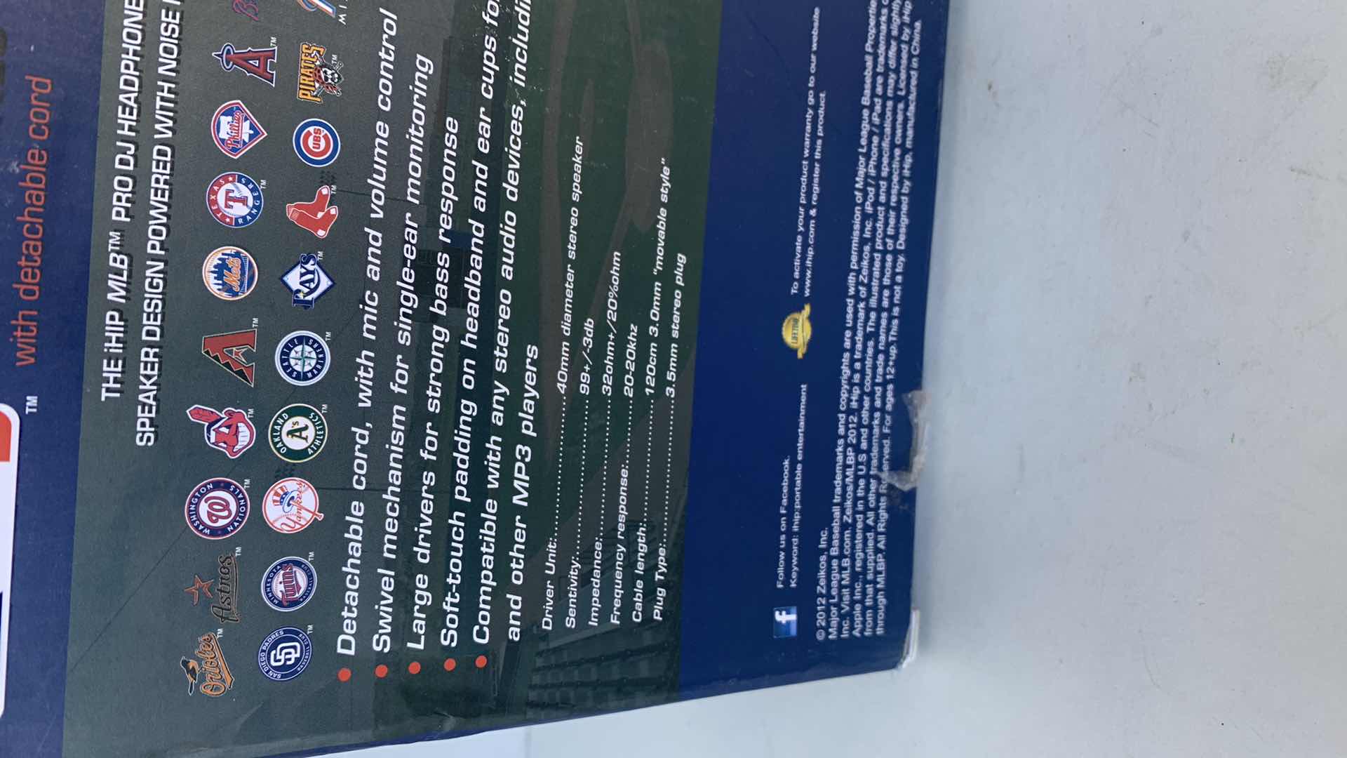 Photo 1 of MLB PRO DJ NEW YORK YANKEES HEADPHONES