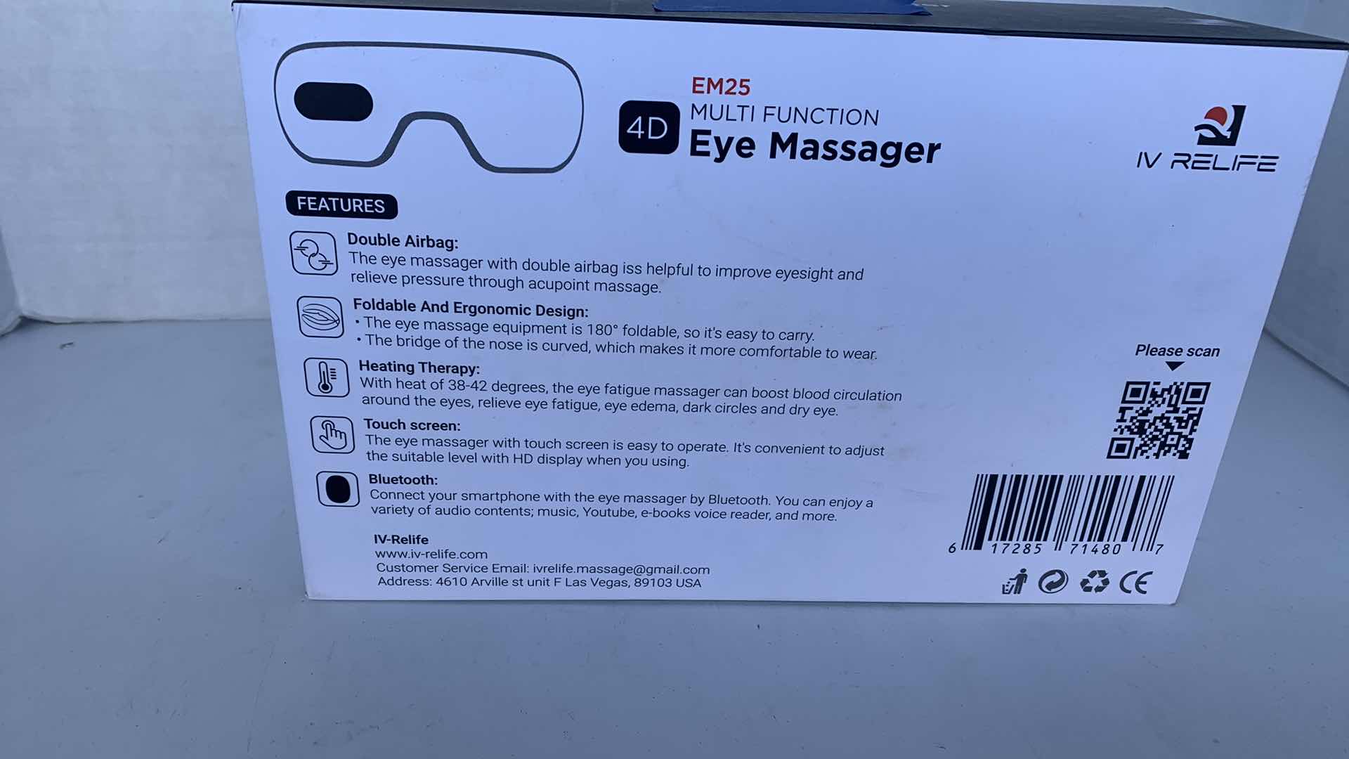 Photo 1 of IV RELIFE FORGET EM25 4D INTELLIGENT EYE CARE