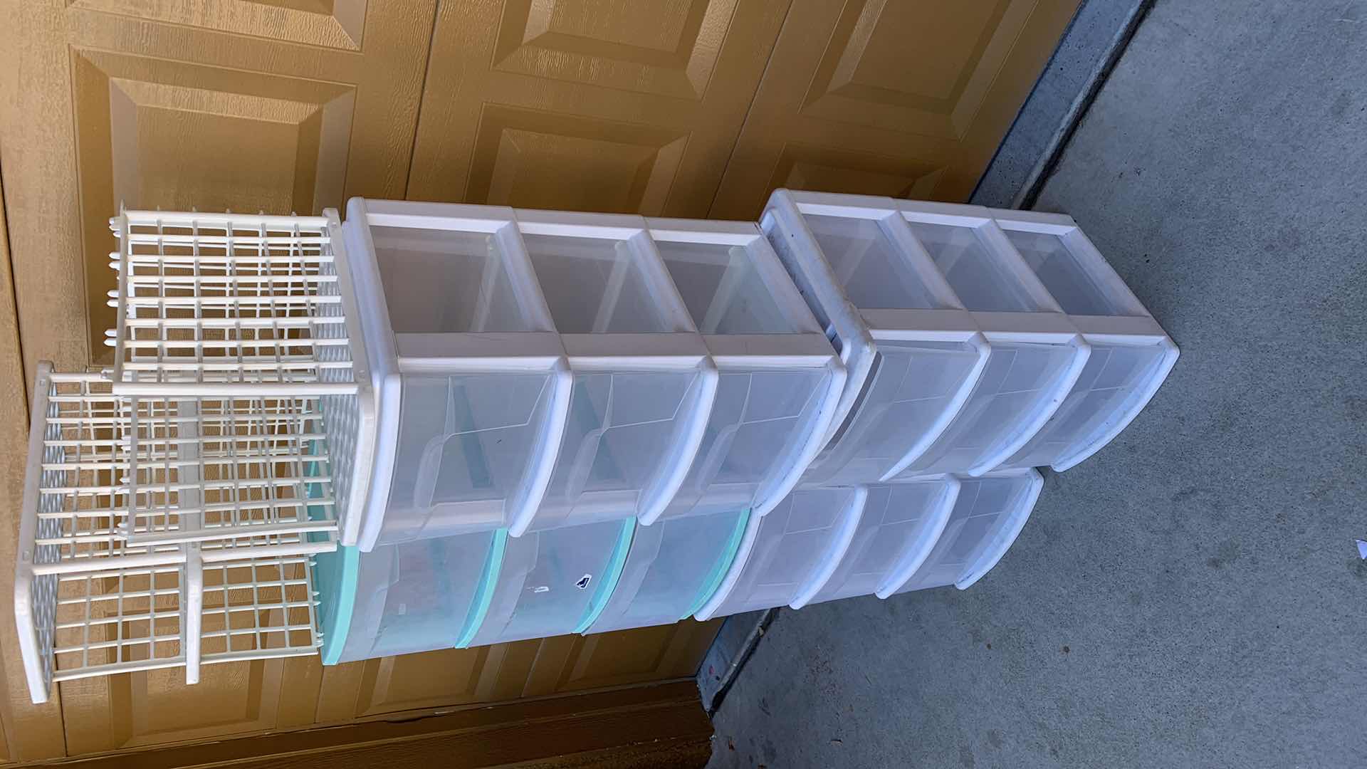 Photo 1 of 5 PLASTIC SHELVING CONTAINERS