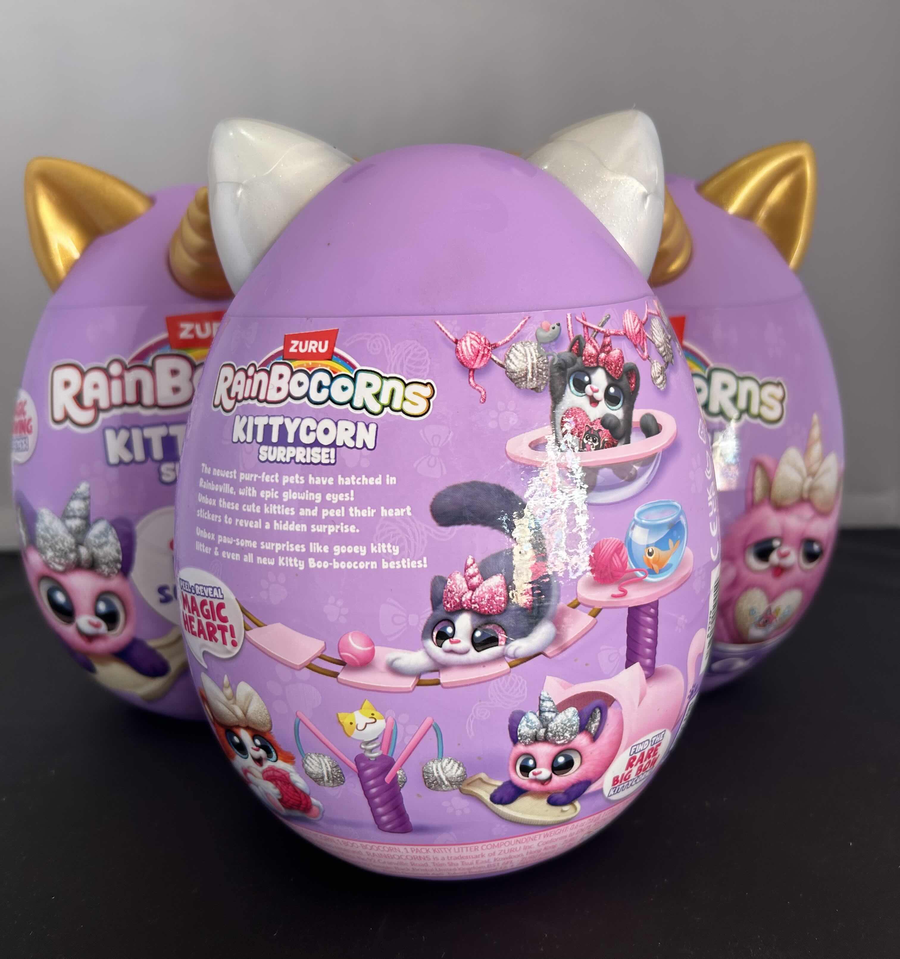 Photo 1 of 3 - BRAND NEW ZURU RAINBOCORNS KITTYCORN SURPRISE! OVER 10 SURPRISES INSIDE
