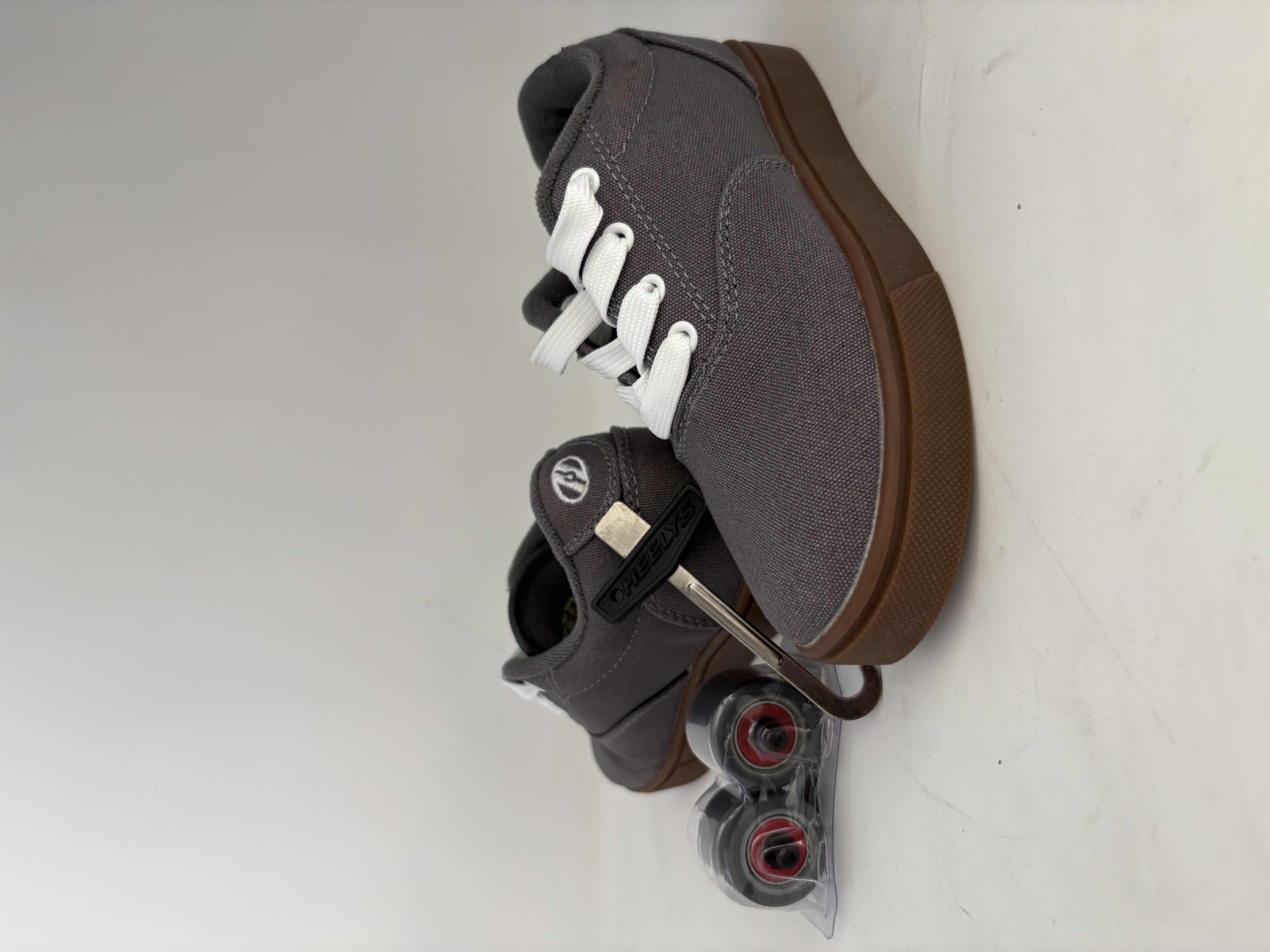 Photo 1 of BRAND NEW - HEELEYS YOUTH SIZE 2 GREY SNEAKERS