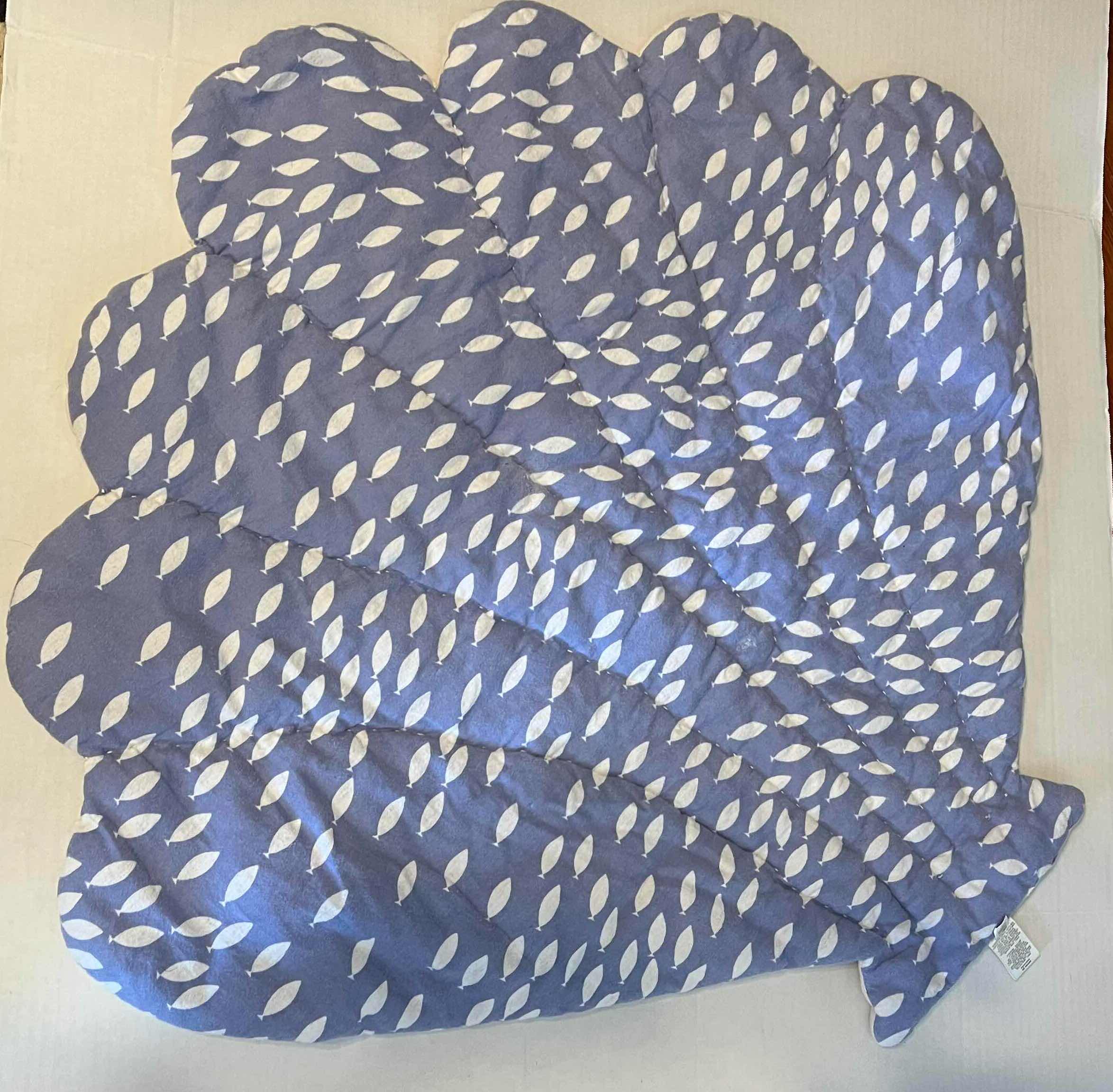 Photo 1 of 2-BABY TUMMY TIME PLAY MATS. STUFFED AND TUFTED. LILY PAD AND CLAM DESIGNS. 32”D