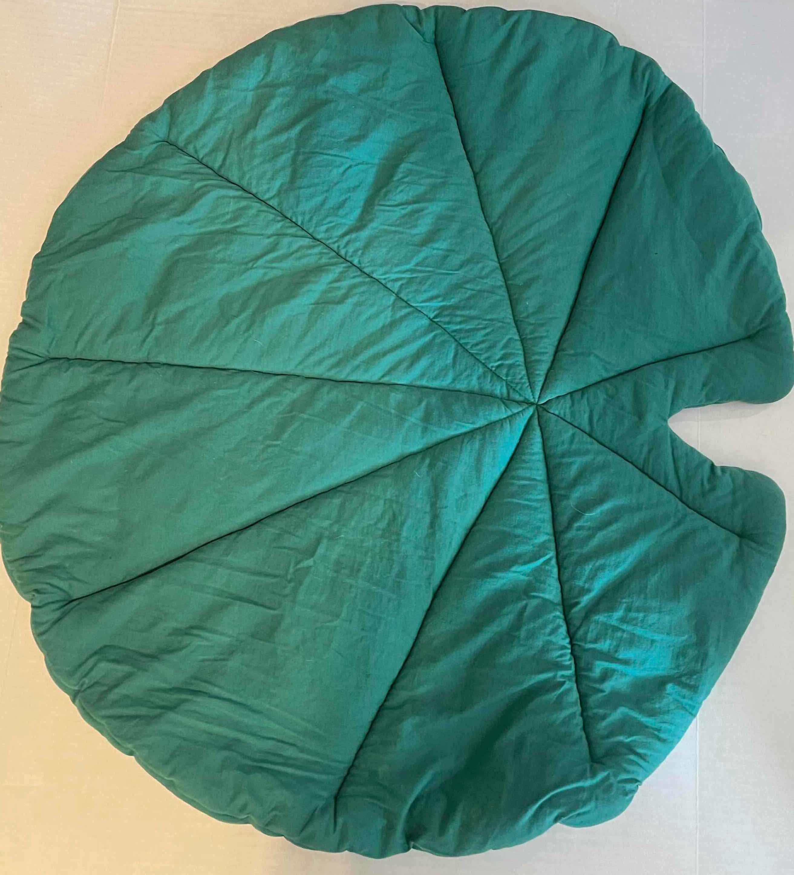 Photo 1 of 2-BABY TUMMY TIME PLAY MATS. STUFFED AND TUFTED. LILY PAD AND CLAM DESIGNS. 32”D