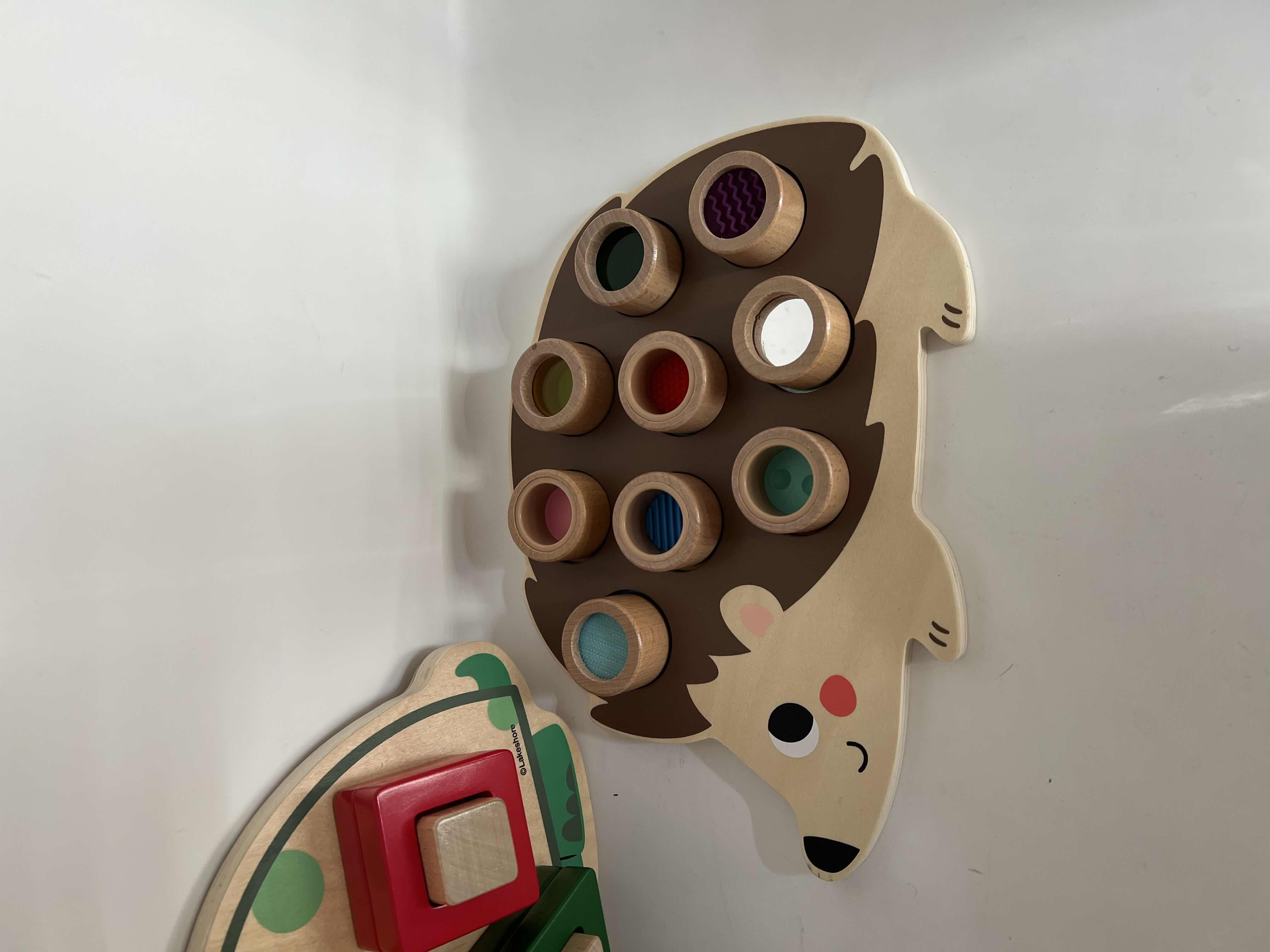 Photo 1 of 2-WOODEN BABY TOY PUZZLES. SENSORY PLAY.