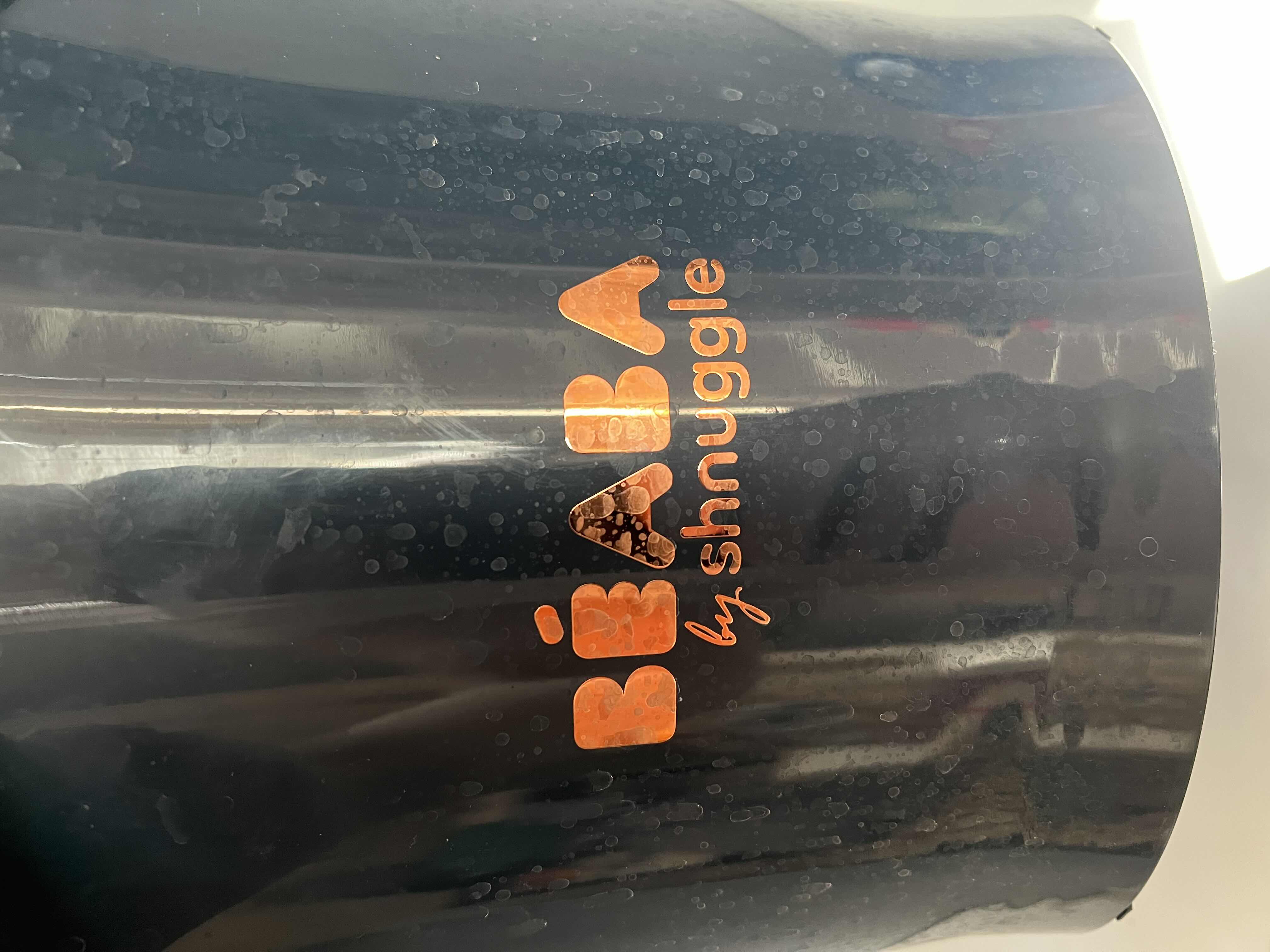 Photo 1 of BEABA BY SHNUGGLE. PLASTIC BABY BATH TUB. BLUE GREY.