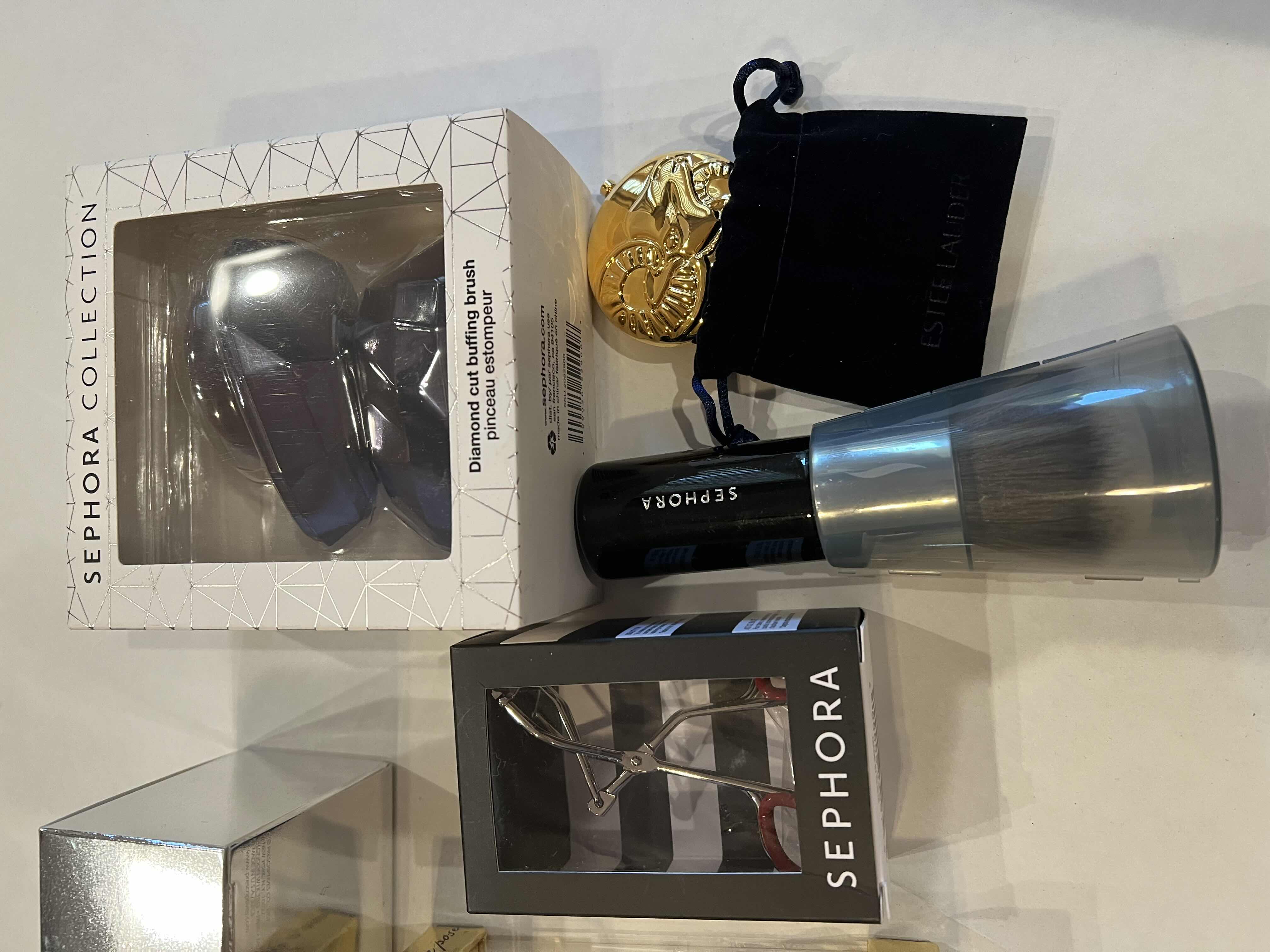 Photo 1 of 7-NEW IN BOX MAKEUP ACCESSORIES. TARTE, SEPHORA. BRUSHES, EYELASH CURLERS